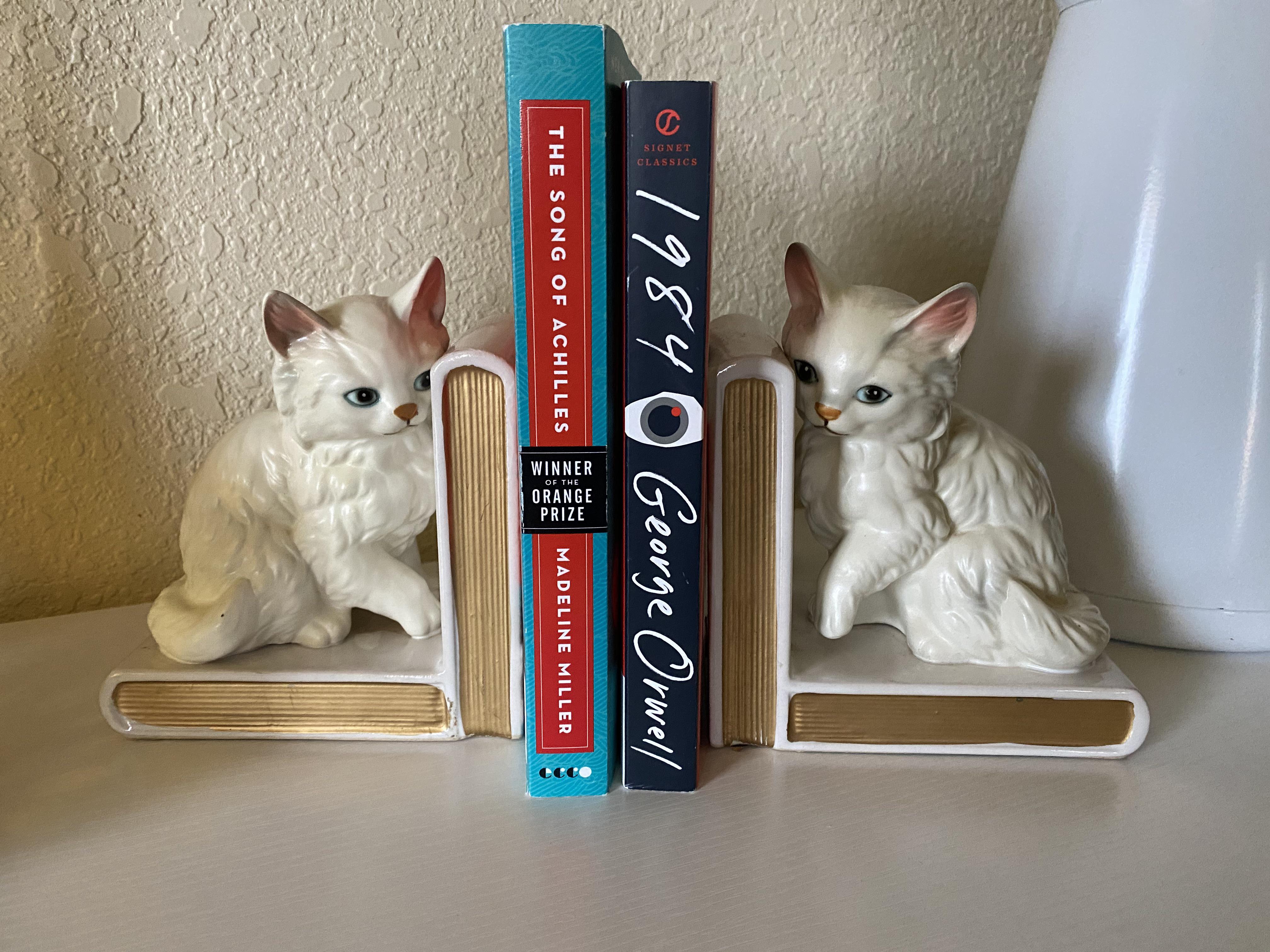 Picked up these cute bookends at a garage sale today! r/ThriftStoreHauls