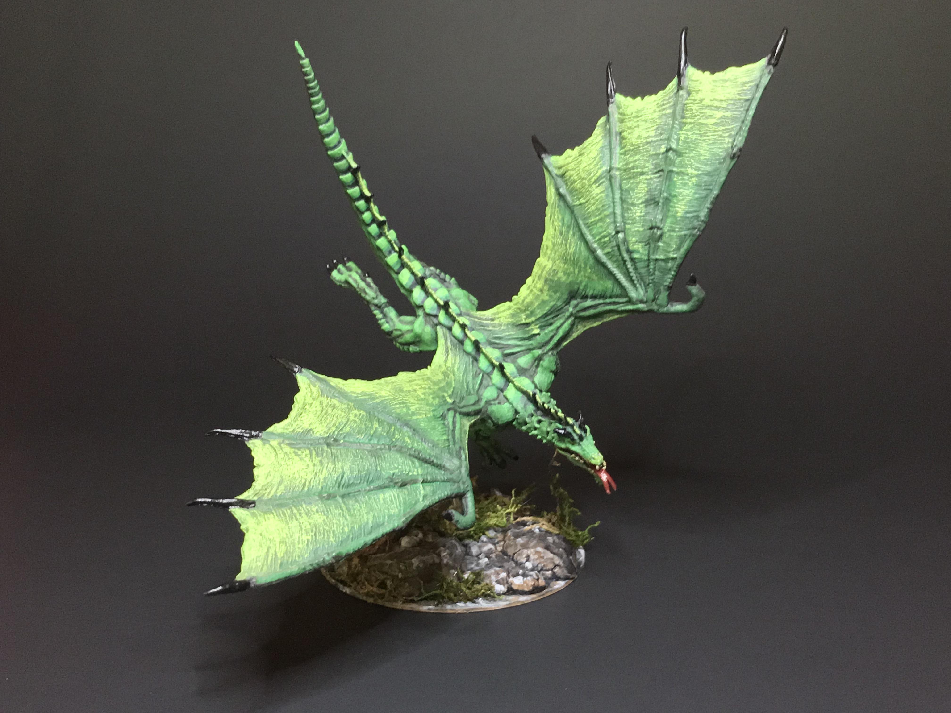 Young Green Dragon! minipainting