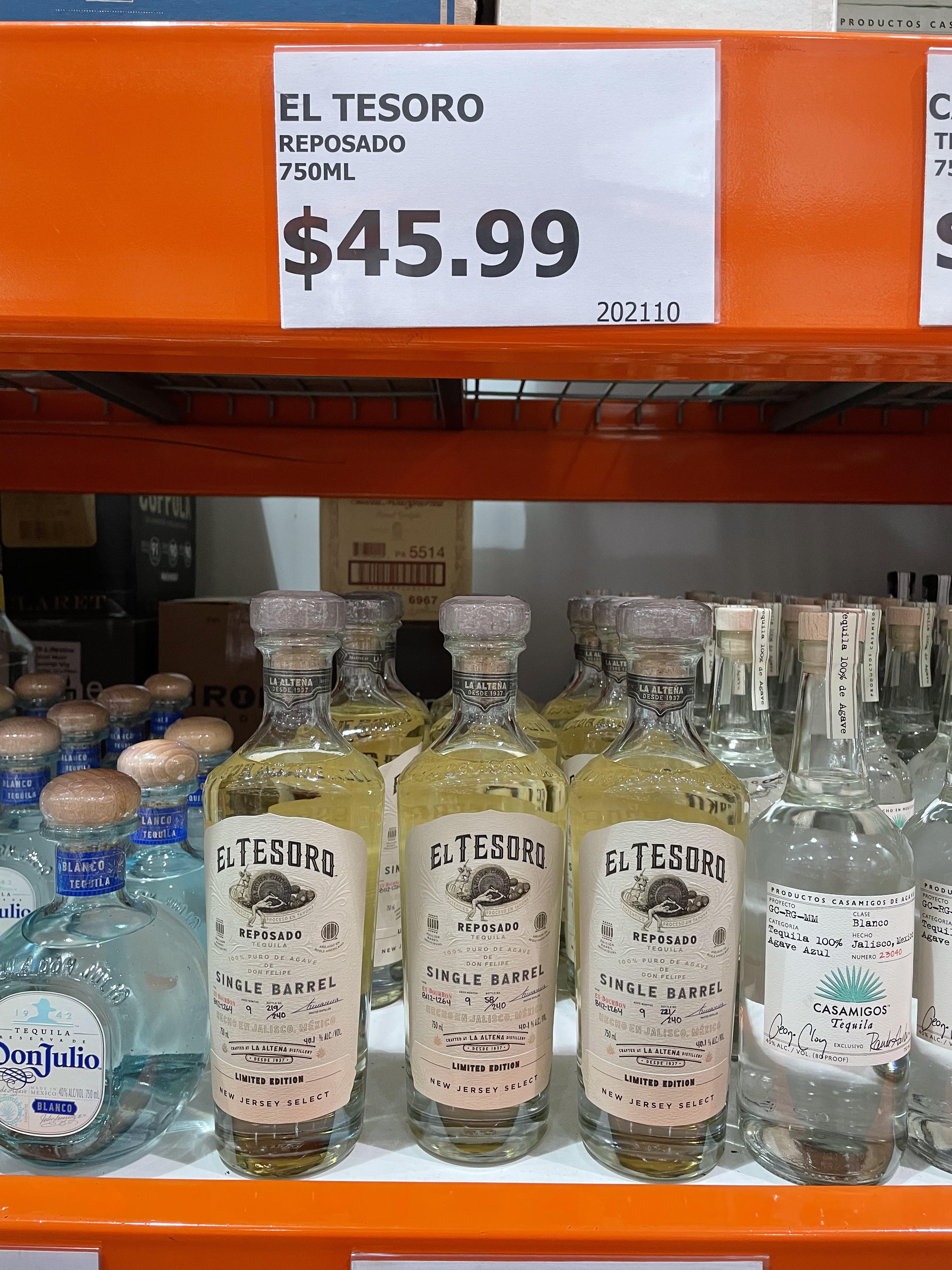 El Tesoro Single Barrel Repo NJ Edition r/tequila