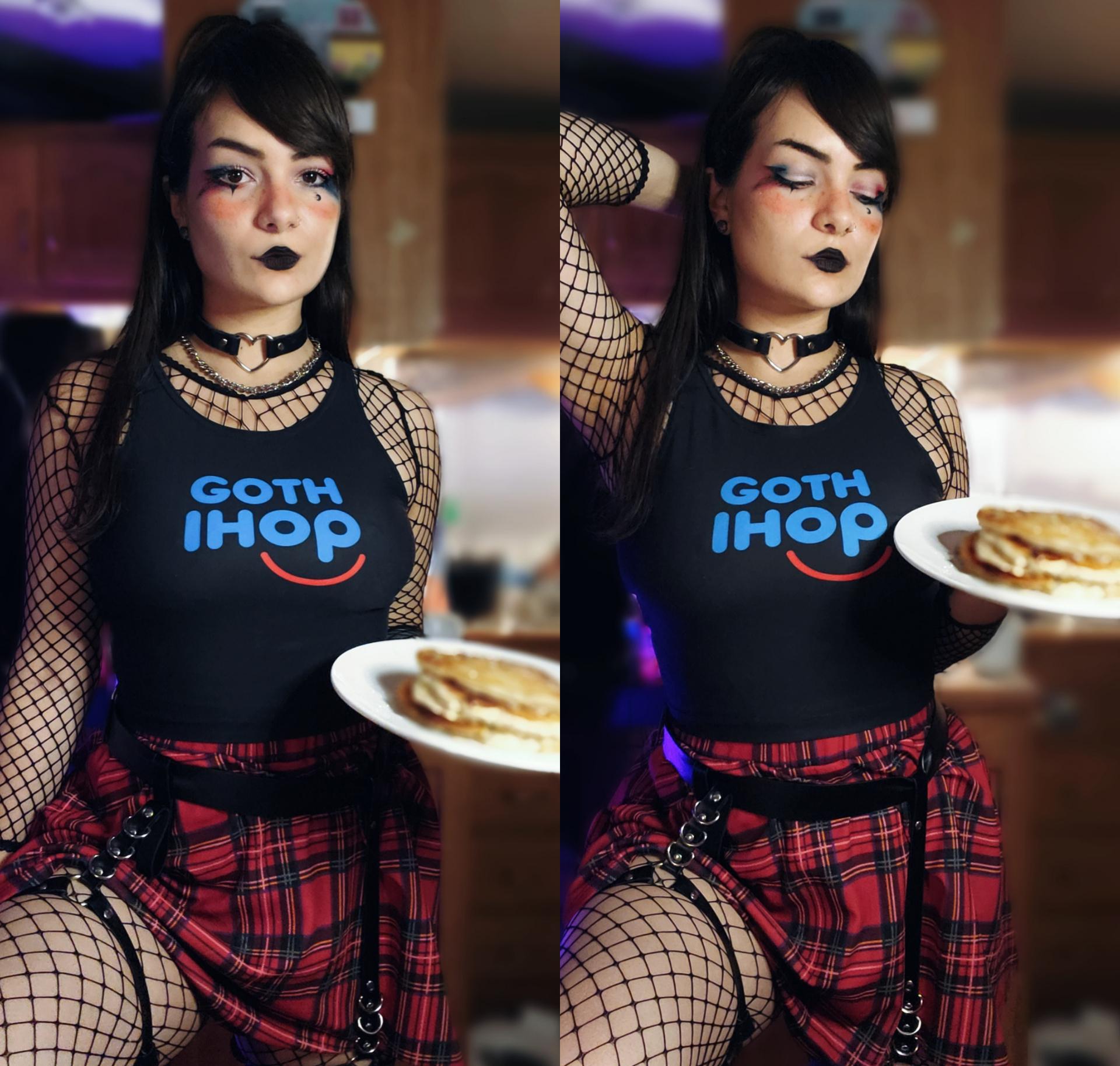 in this timeline goth ihop is real sweet the only downside you work at