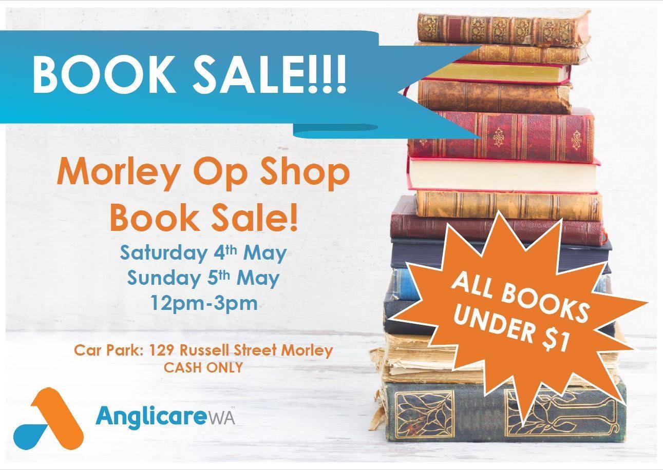 Hopefully this is allowed AnglicareWA Morley Op Shop is having a massive car park book sale