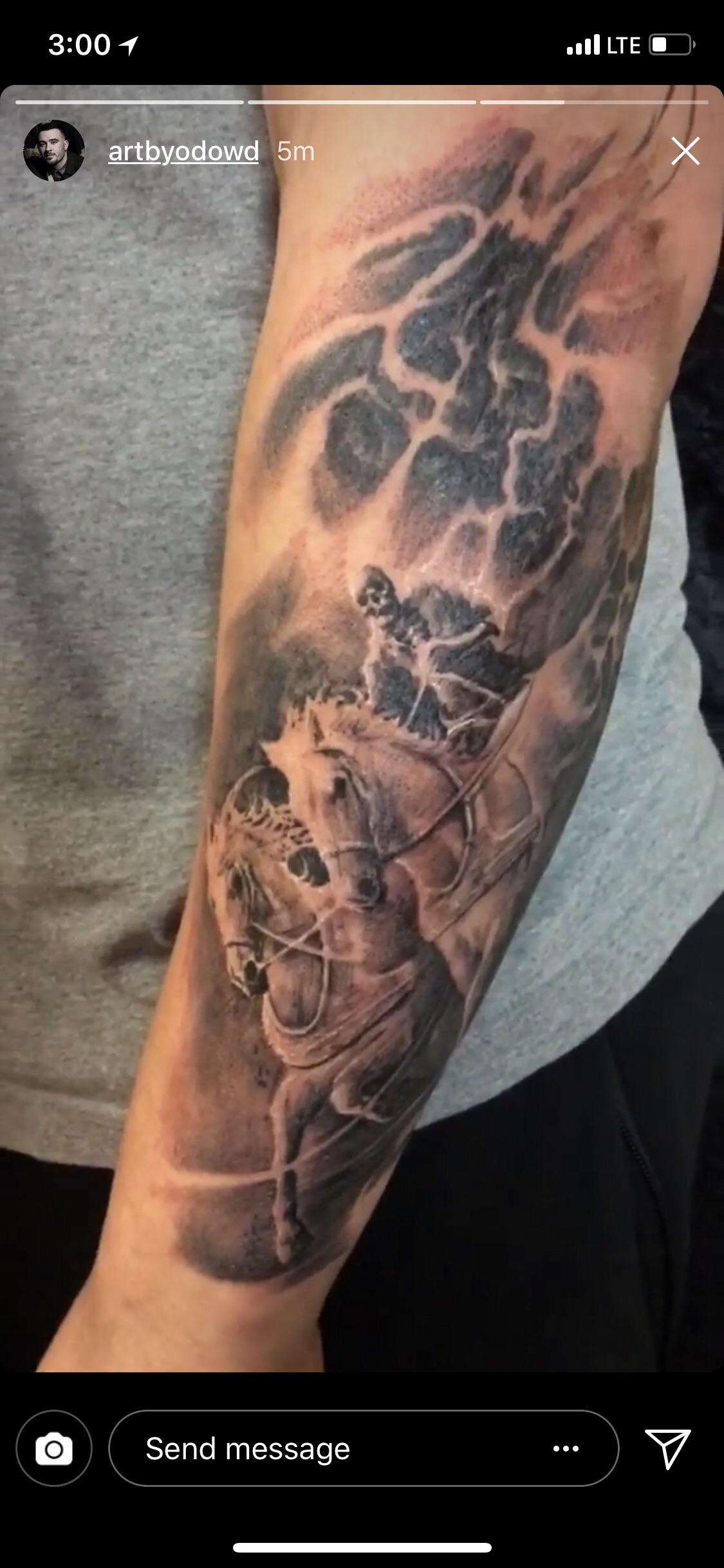 Start to my left arm tattoo