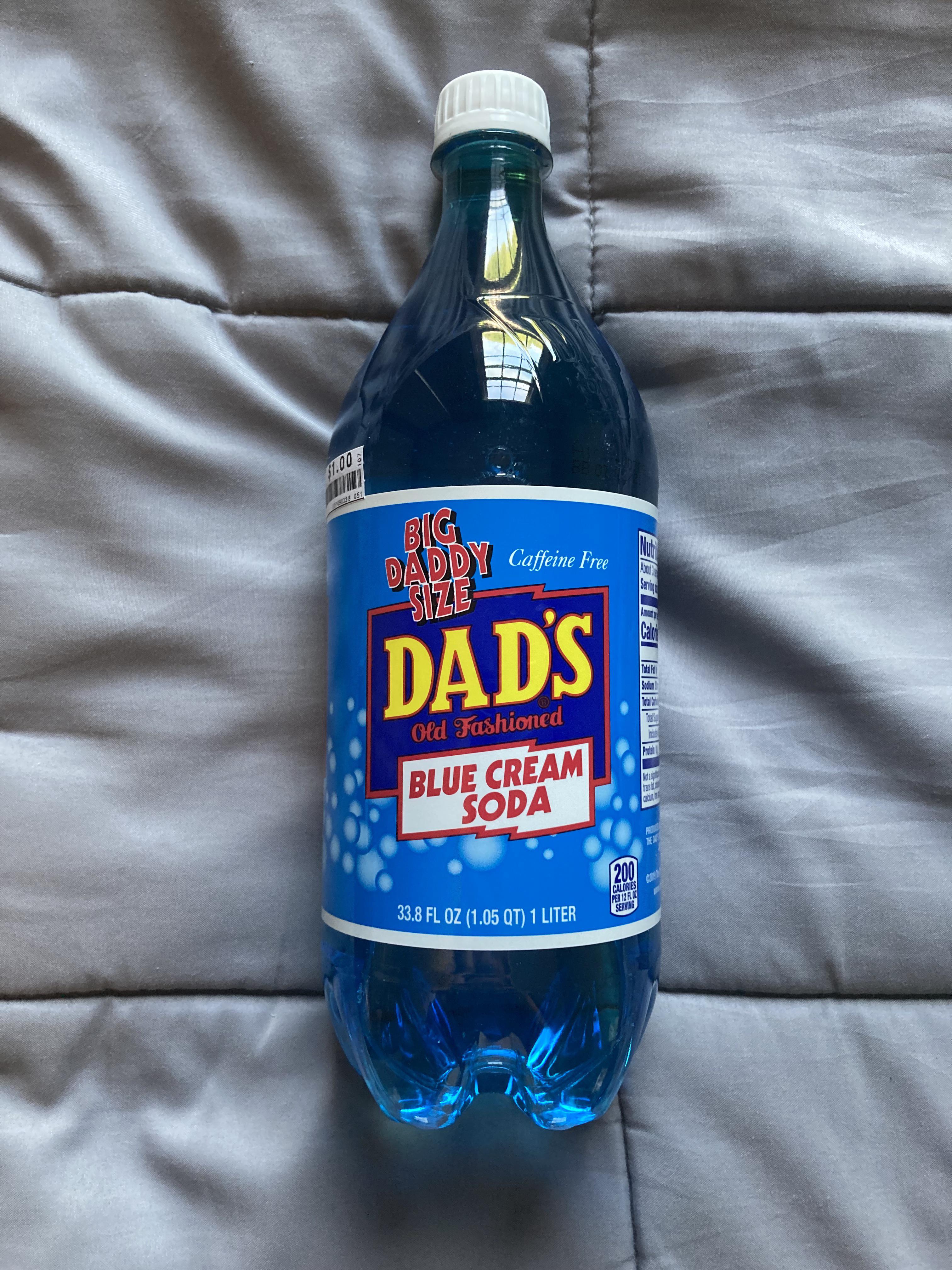 Dad’s Blue Cream Soda 1 liter r/ToFizzOrNotToFizz
