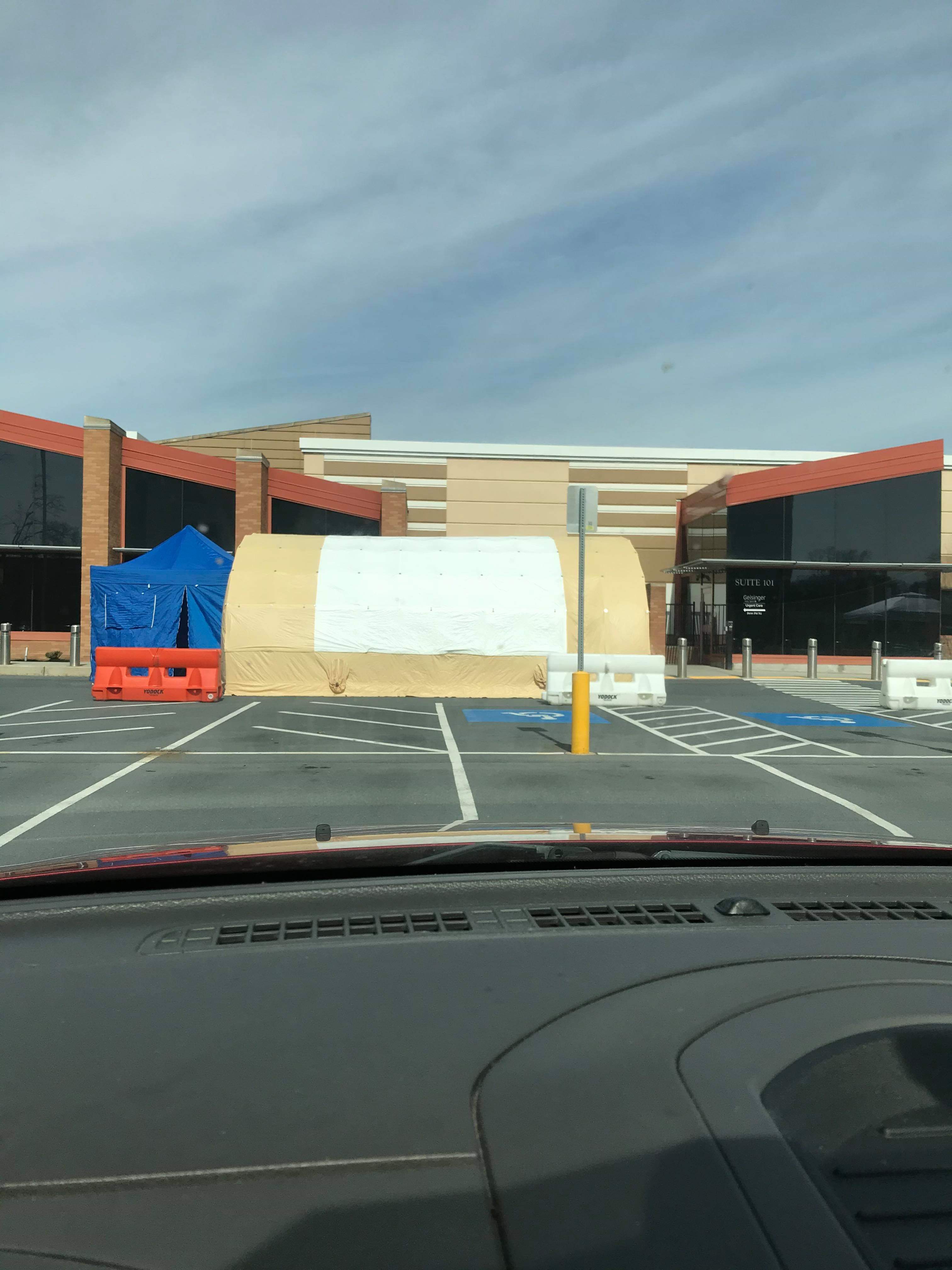 Tents outside of Camp Hill Urgent Care r/CoronaVirusPA