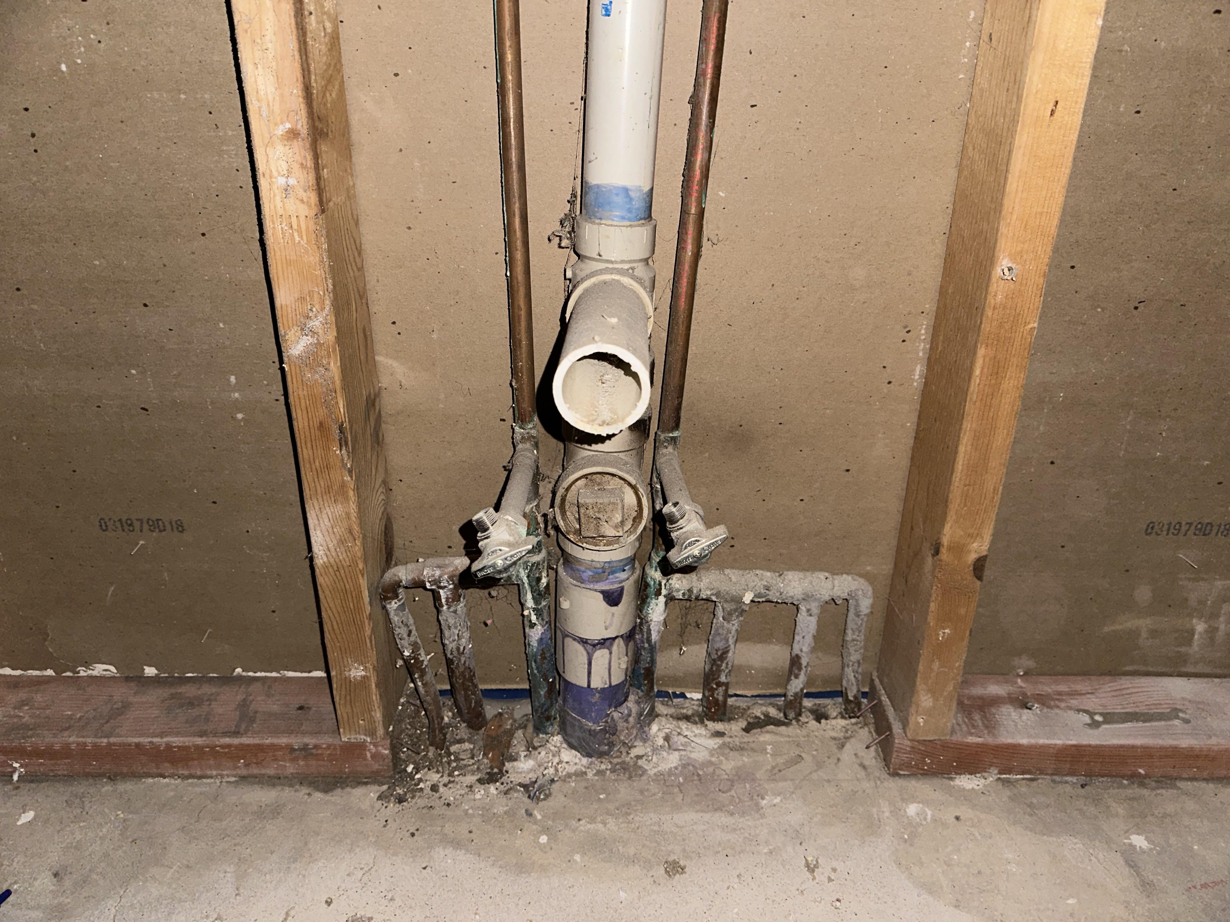 Need to relocate hot/cold lines to shower and need feedback on best