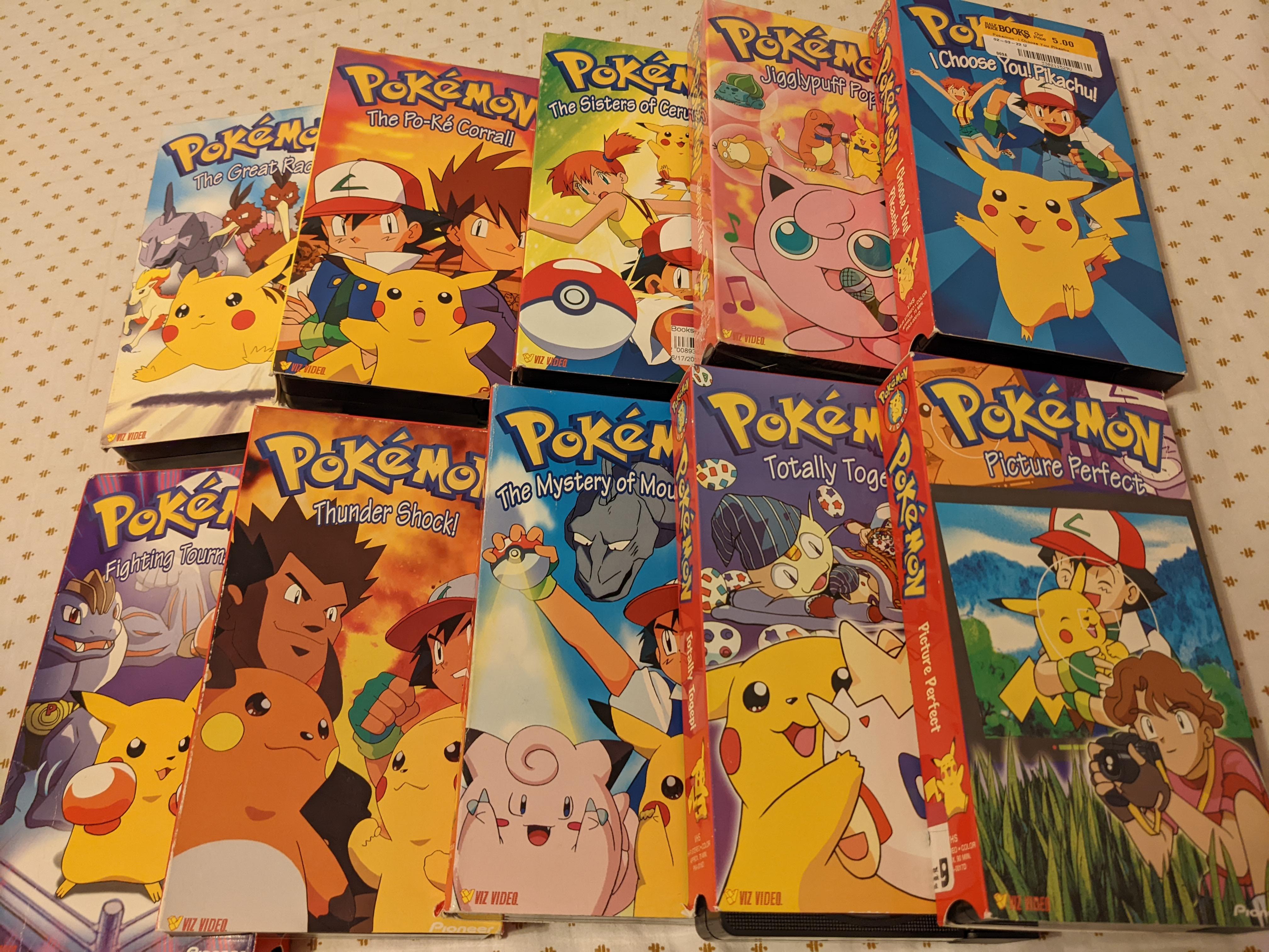 I scored 10 Pokemon tapes for 1 each! r/VHS