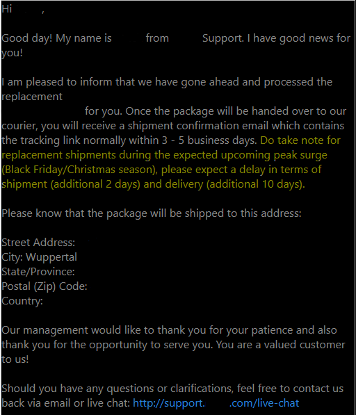 Razer customer service lies to my face. CustomerService