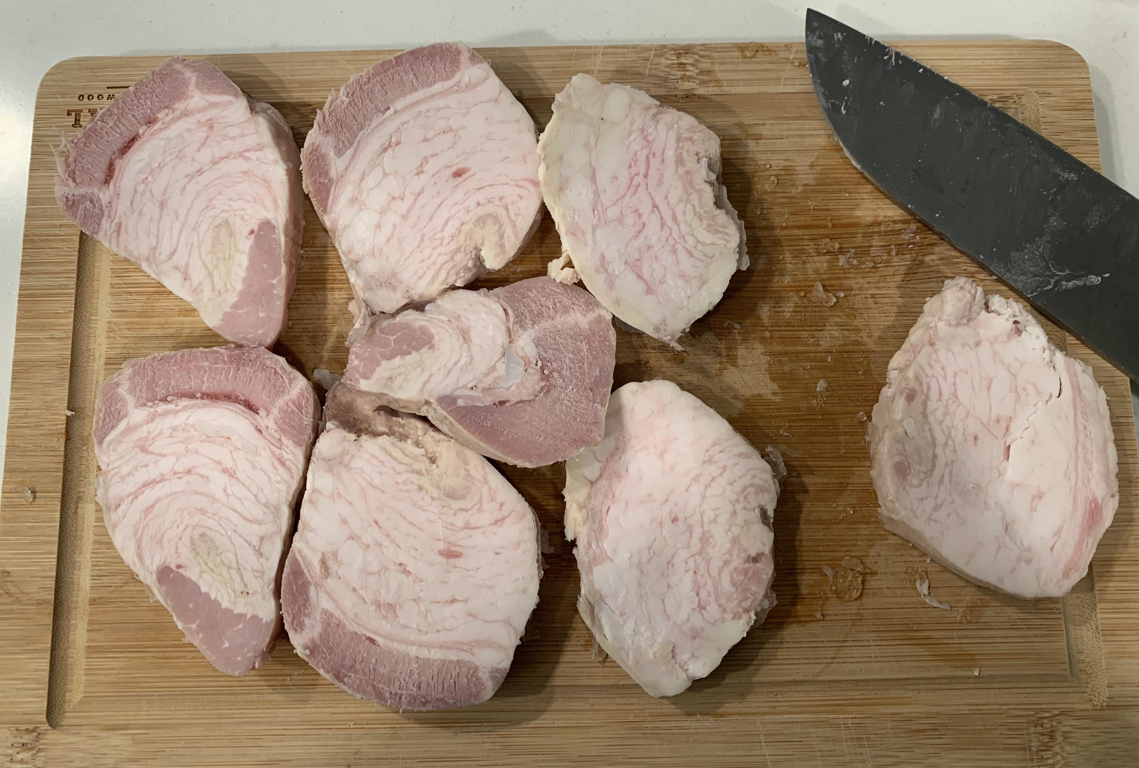 Trying the pork belly for the first time… did I just get a bad batch