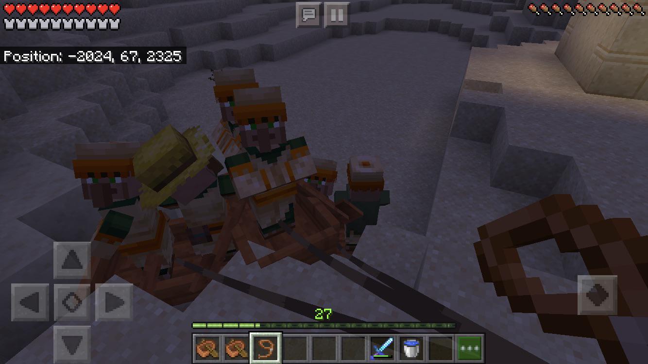 Stealing villagers to add them back to the one I use haha r/Minecraft