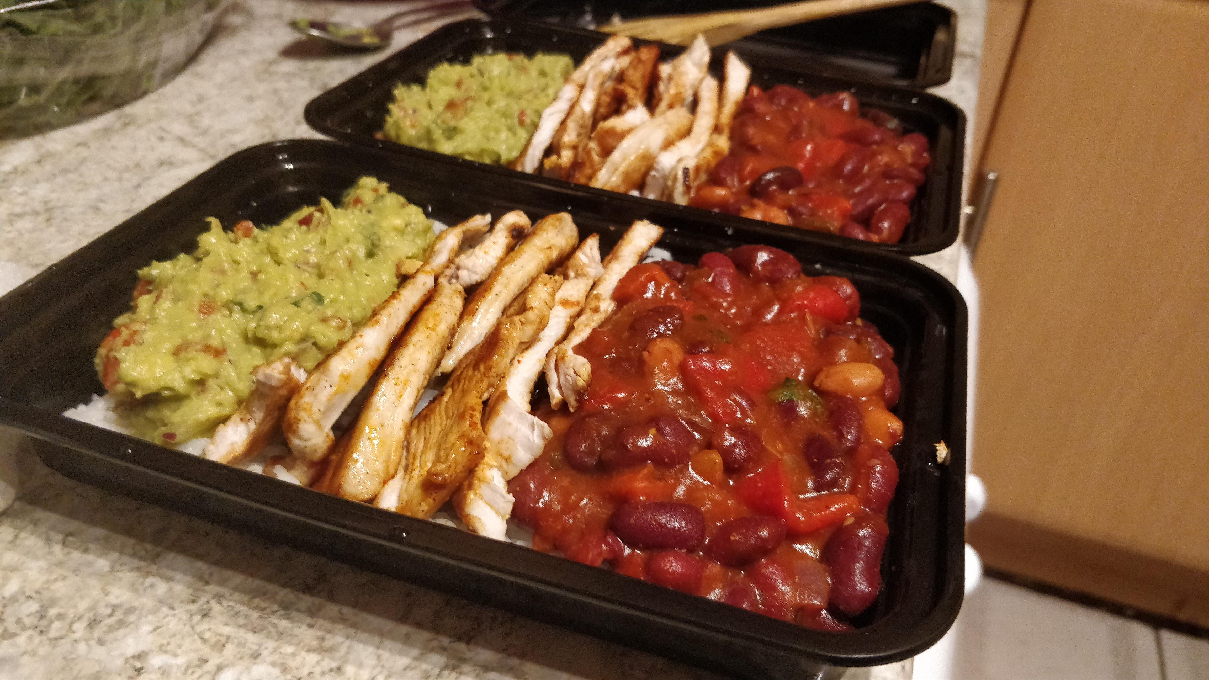 Burrito Bowl Lunches r/MealPrepSunday