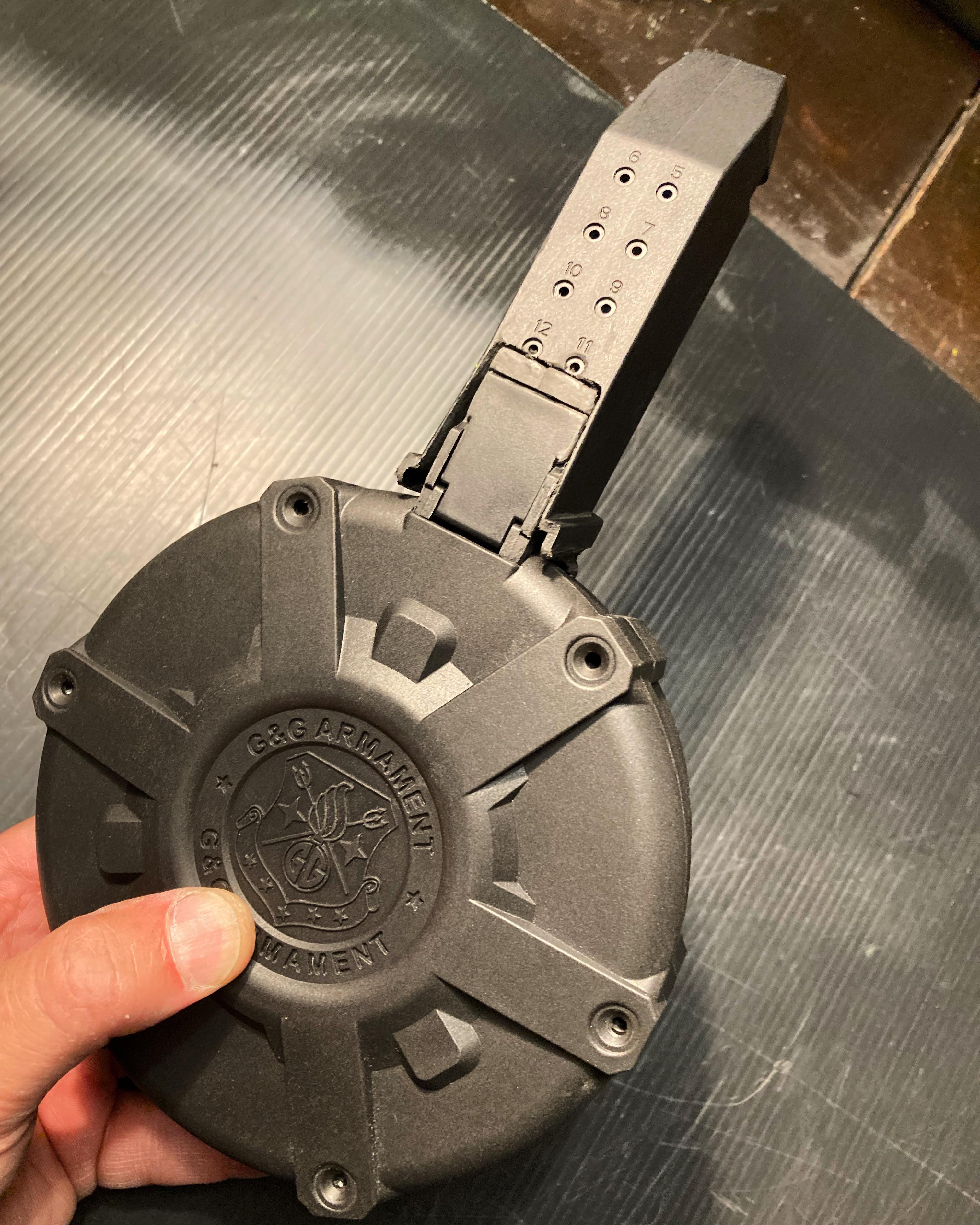 Custom drum mag for Krytac Kriss Vector. r/airsoft