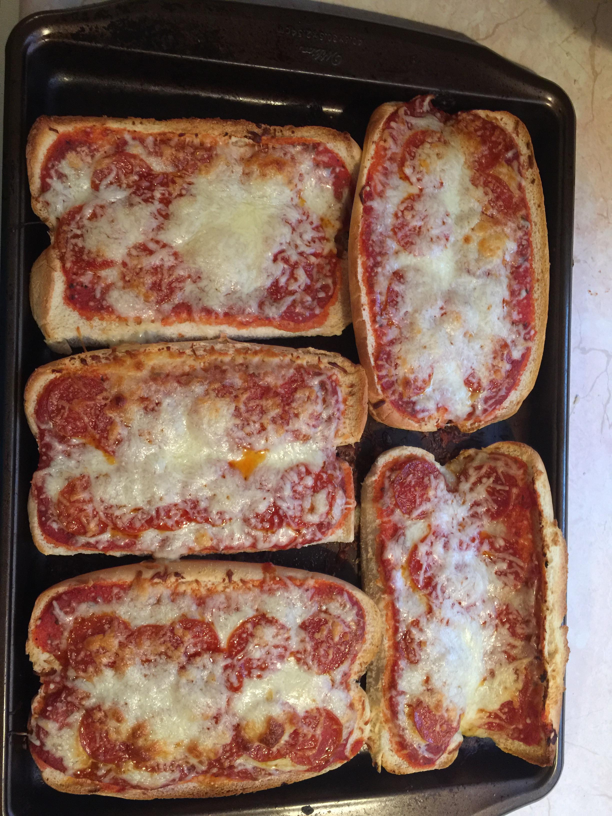 [homemade] Pizza Subs r/food