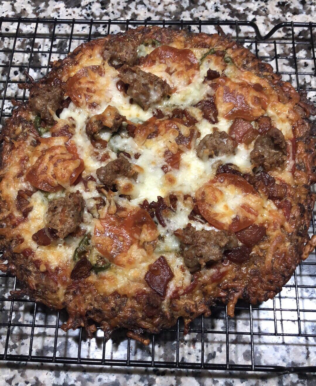 Keto Meatlovers Pizza I’ll never make it any other way again r/Keto_Food