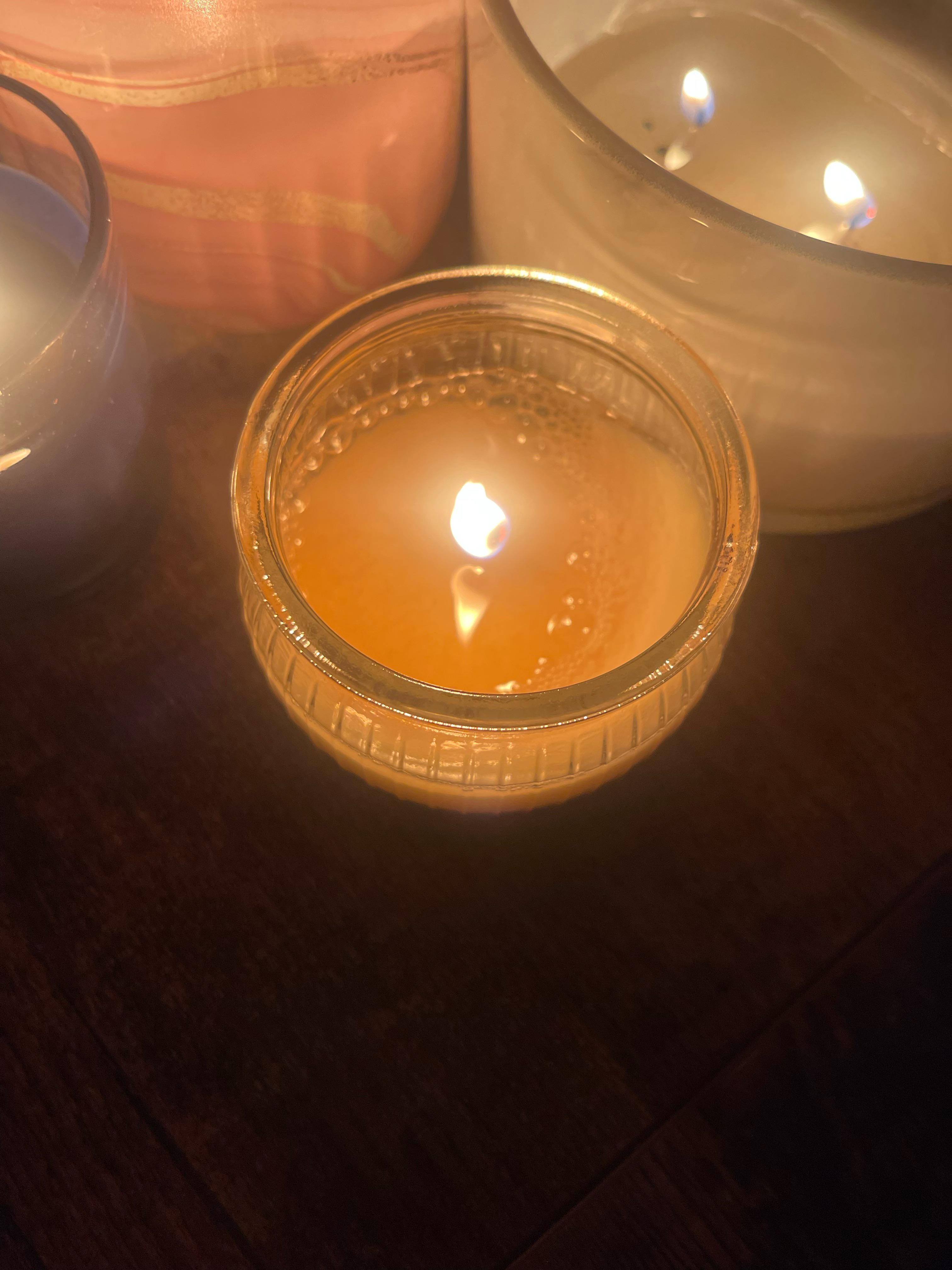 bought this at work. it's bubbling?? and there was a hair in the wax