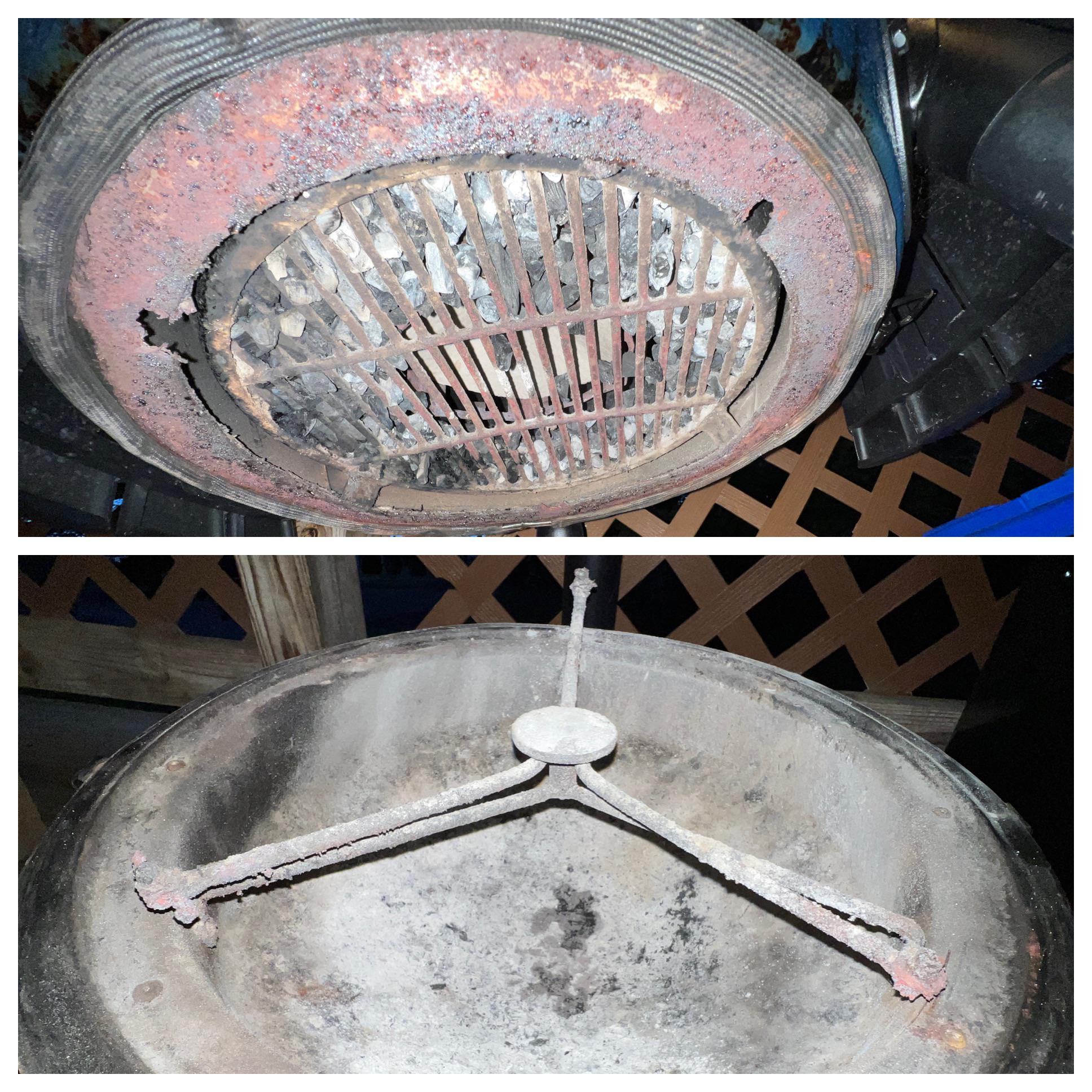 CharGriller Kamado Akorn. 3.5 years and was always covered. Never had