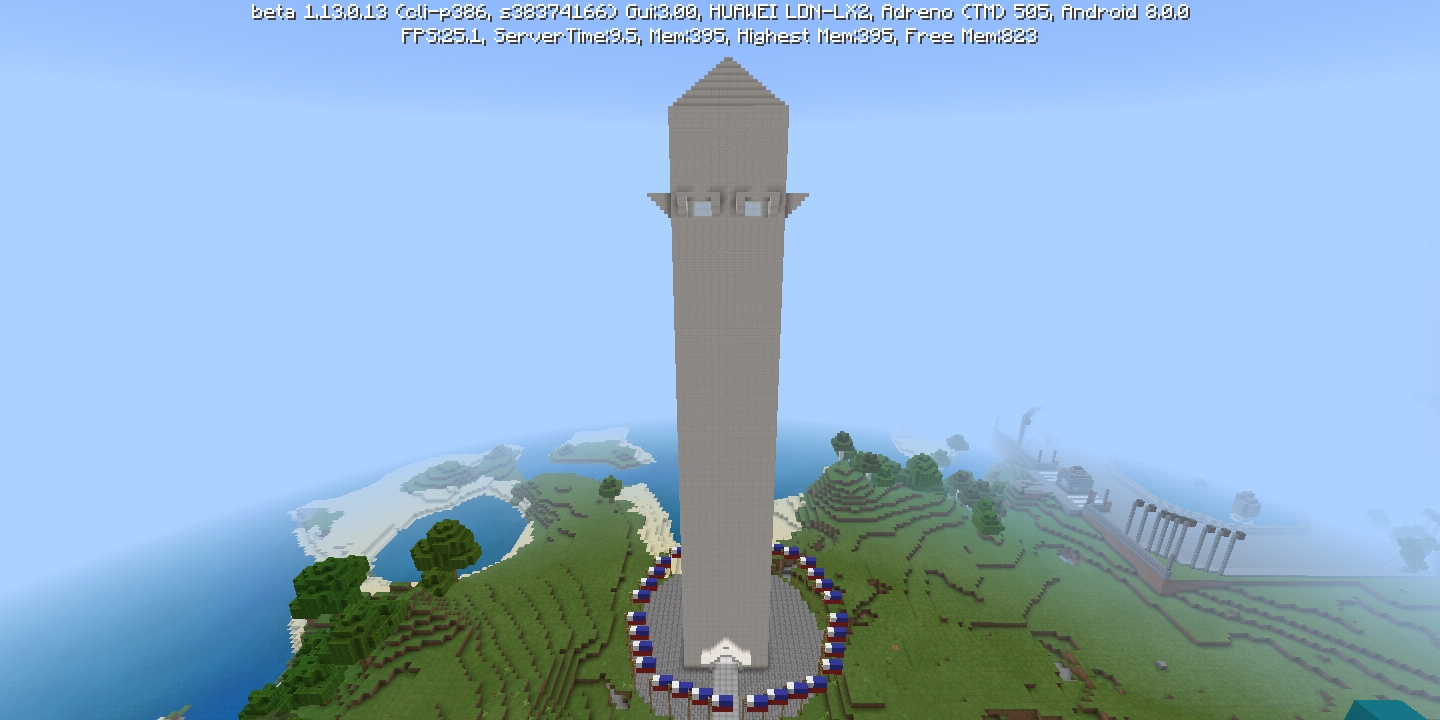 Washington Monument r/Minecraft