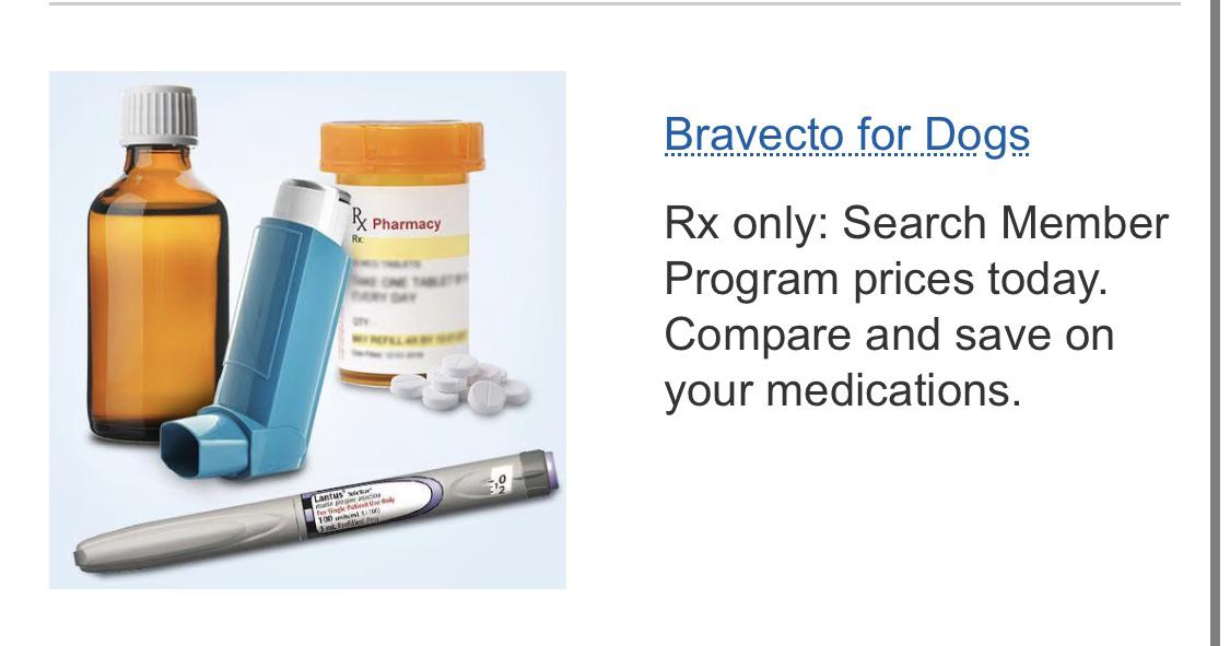 Bravecto Dogs “Rx Only”. Has anyone got flea & tick medicine for dogs