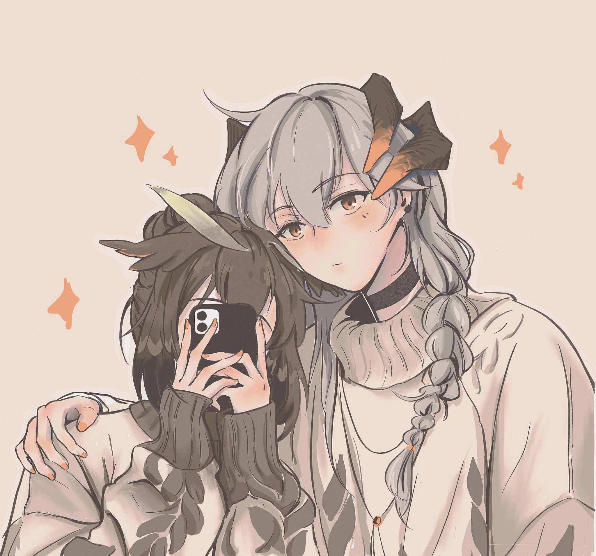 couple selfie [Arknights] r/wholesomeyuri