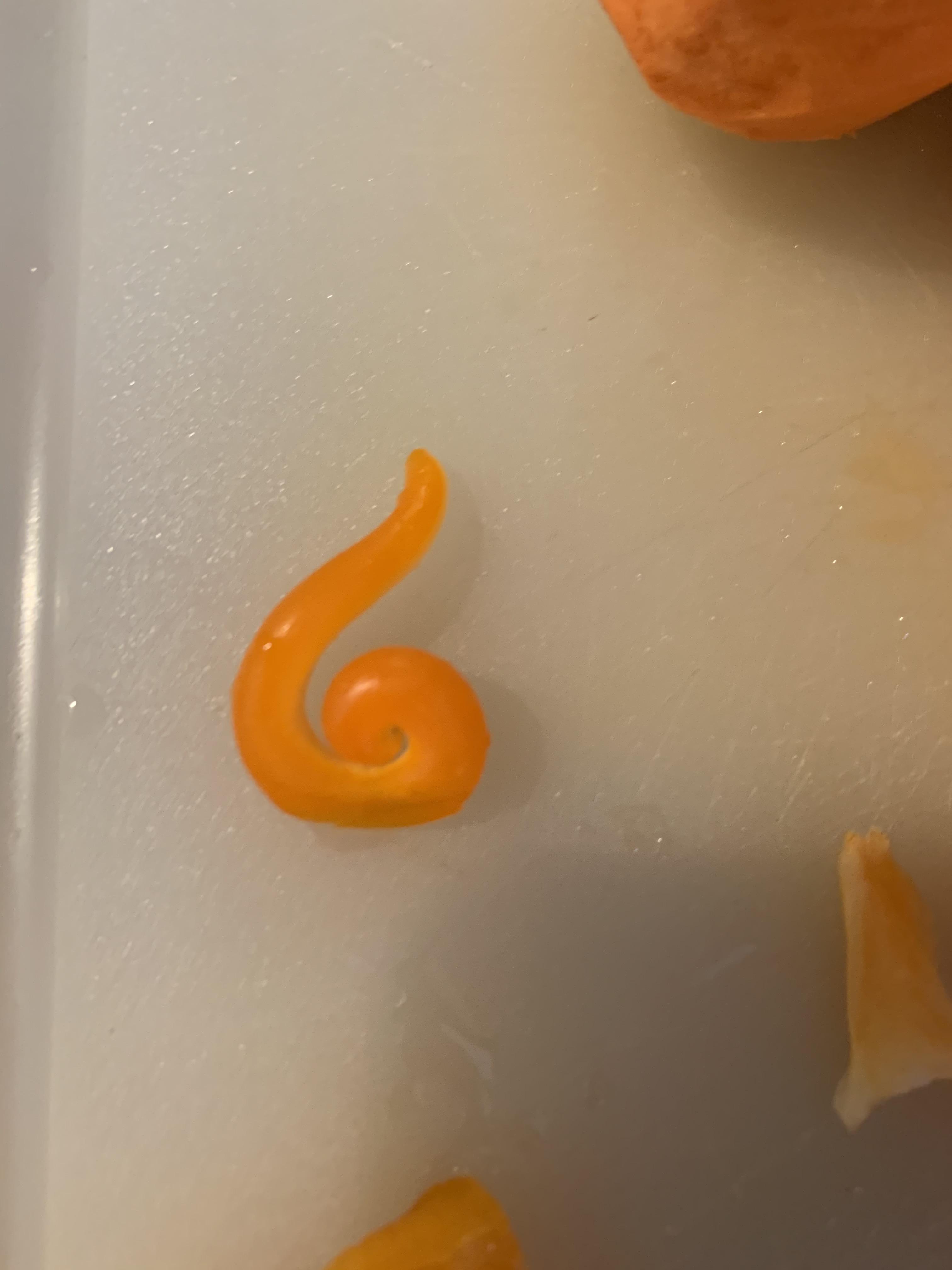 This unconnected baby paprika I found inside a paprika. r