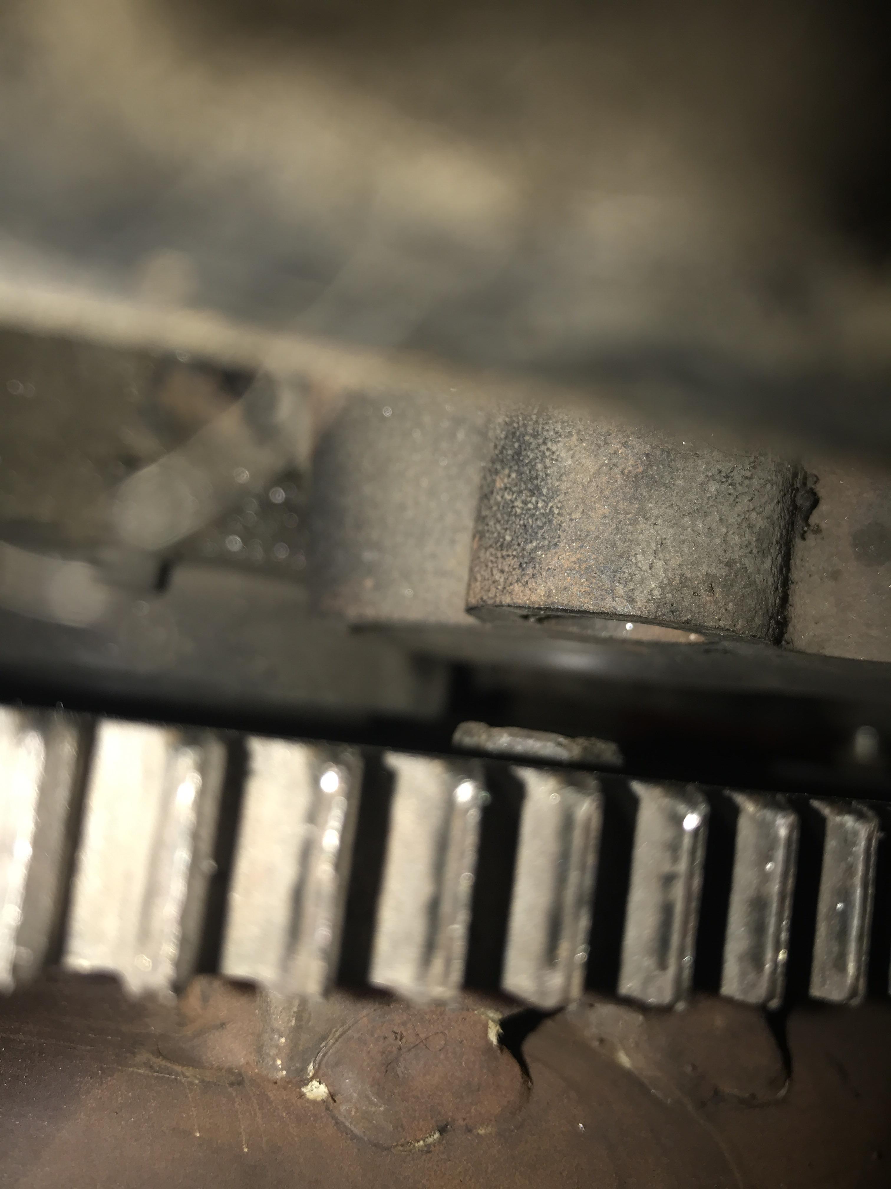 PICTURED A 15MM bolt between a 350 Chevy Small Block and the Flexplate
