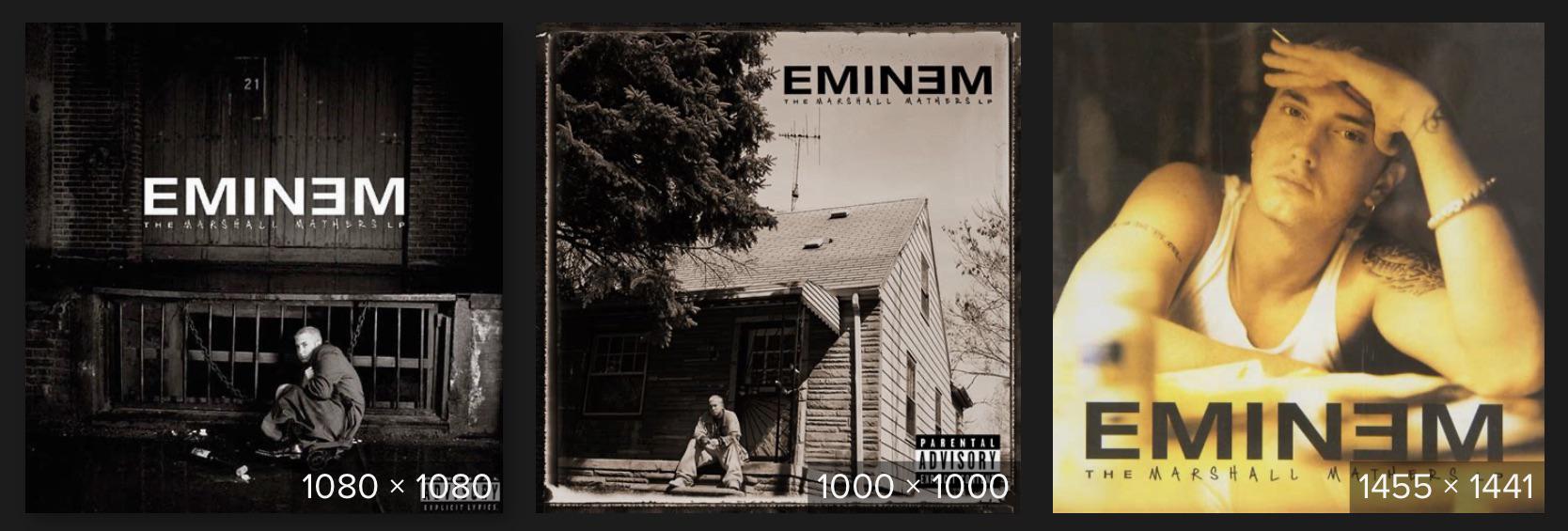 Why are there 3 different MMLP album covers? r/Eminem