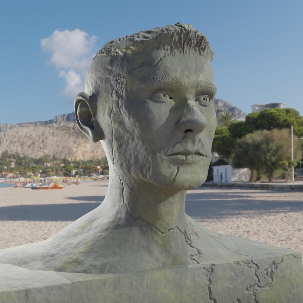 A bust of myself r/blender