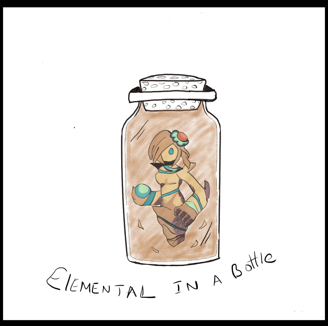 I drew the Rare Sand Waifu! r/CalamityMod