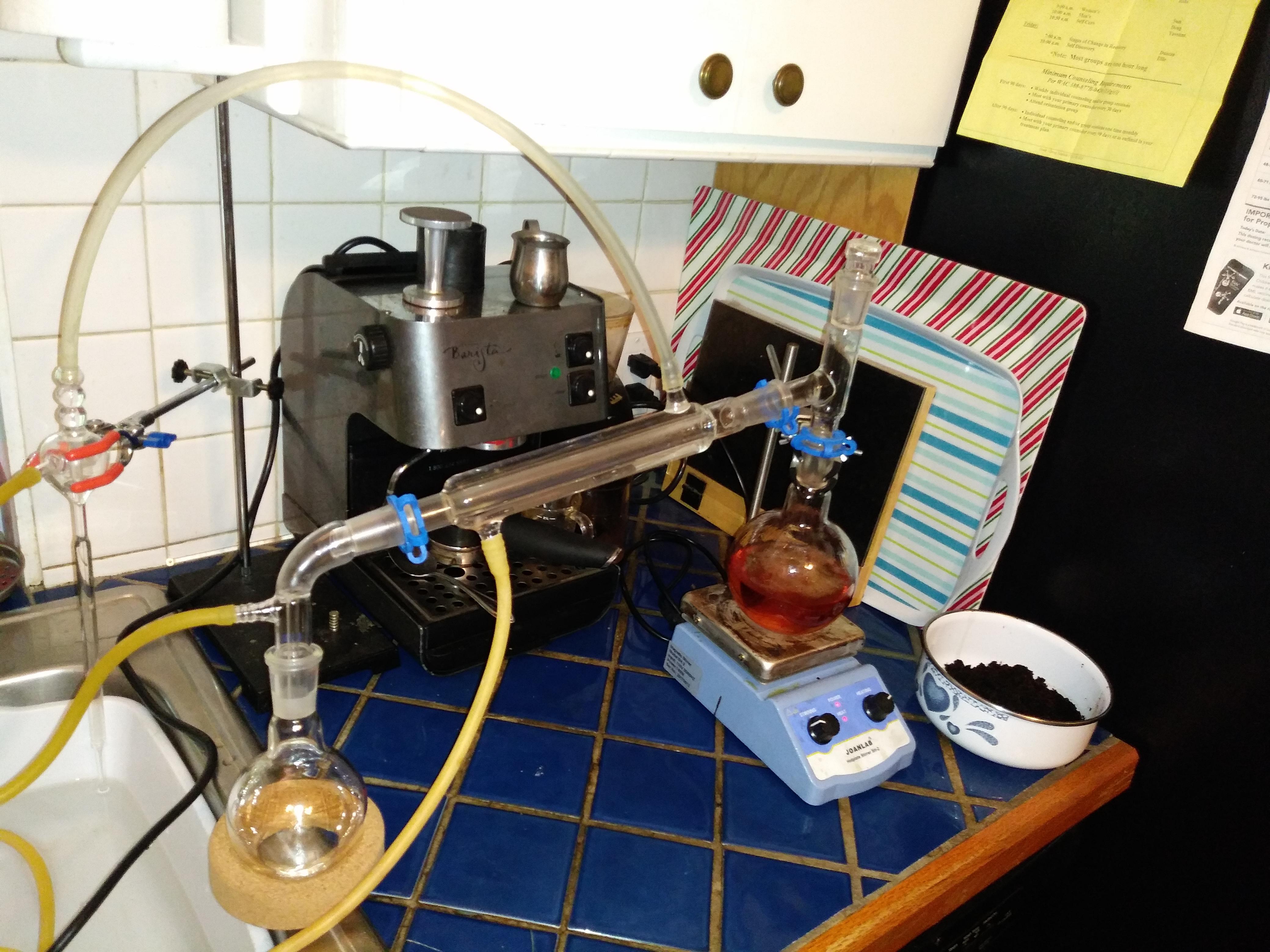 Quick wash, low heat alcohol reclaim setup on the cheap. r/EthanolExtraction