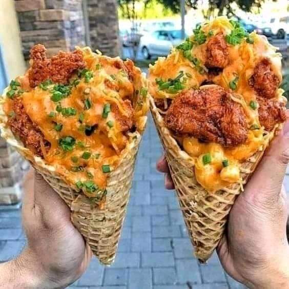 Hello! Anyone knows where I can find such chicken meat / BBQ cones in