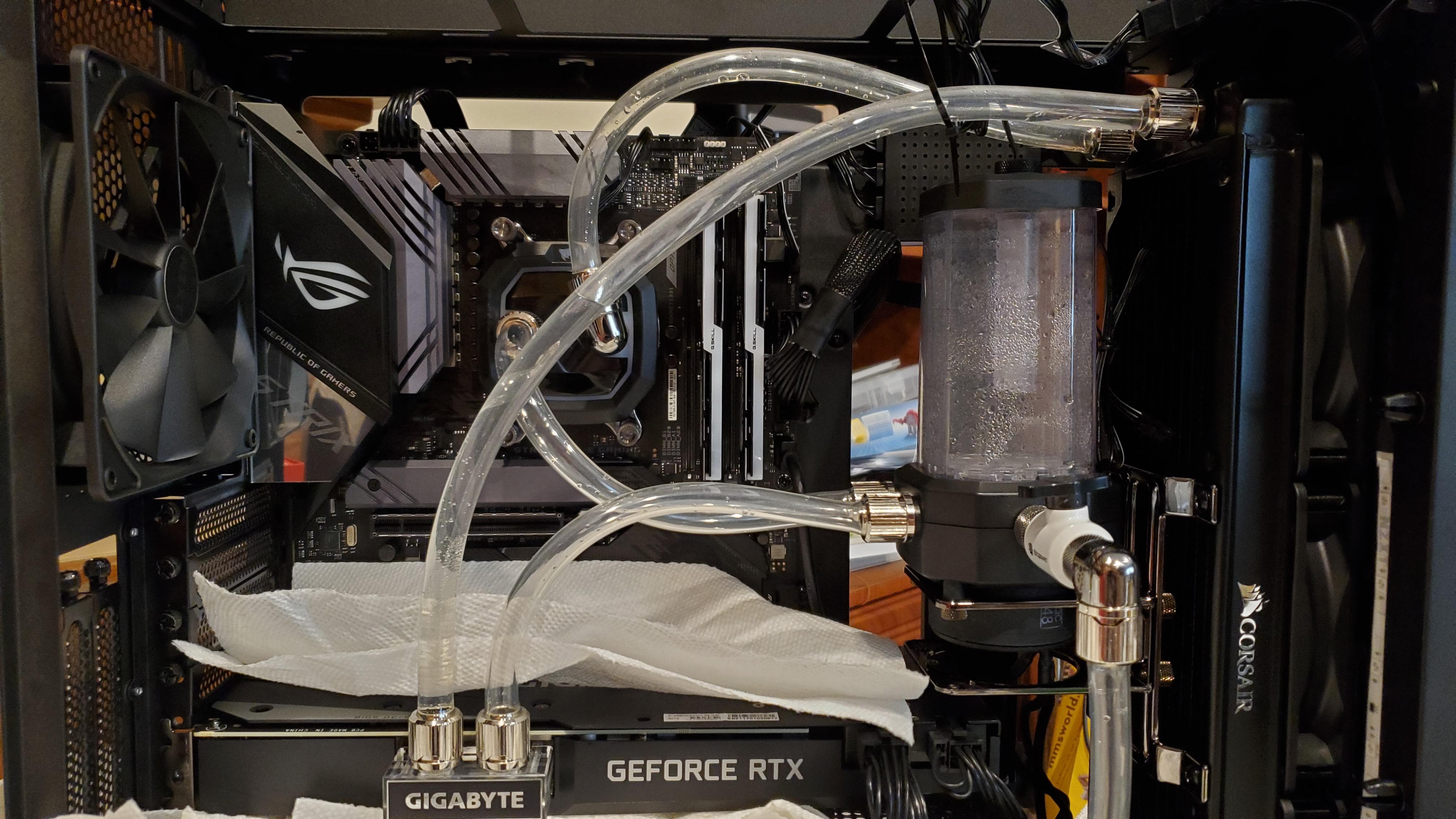 First custom loop does this softline tubing look alright? r/watercooling