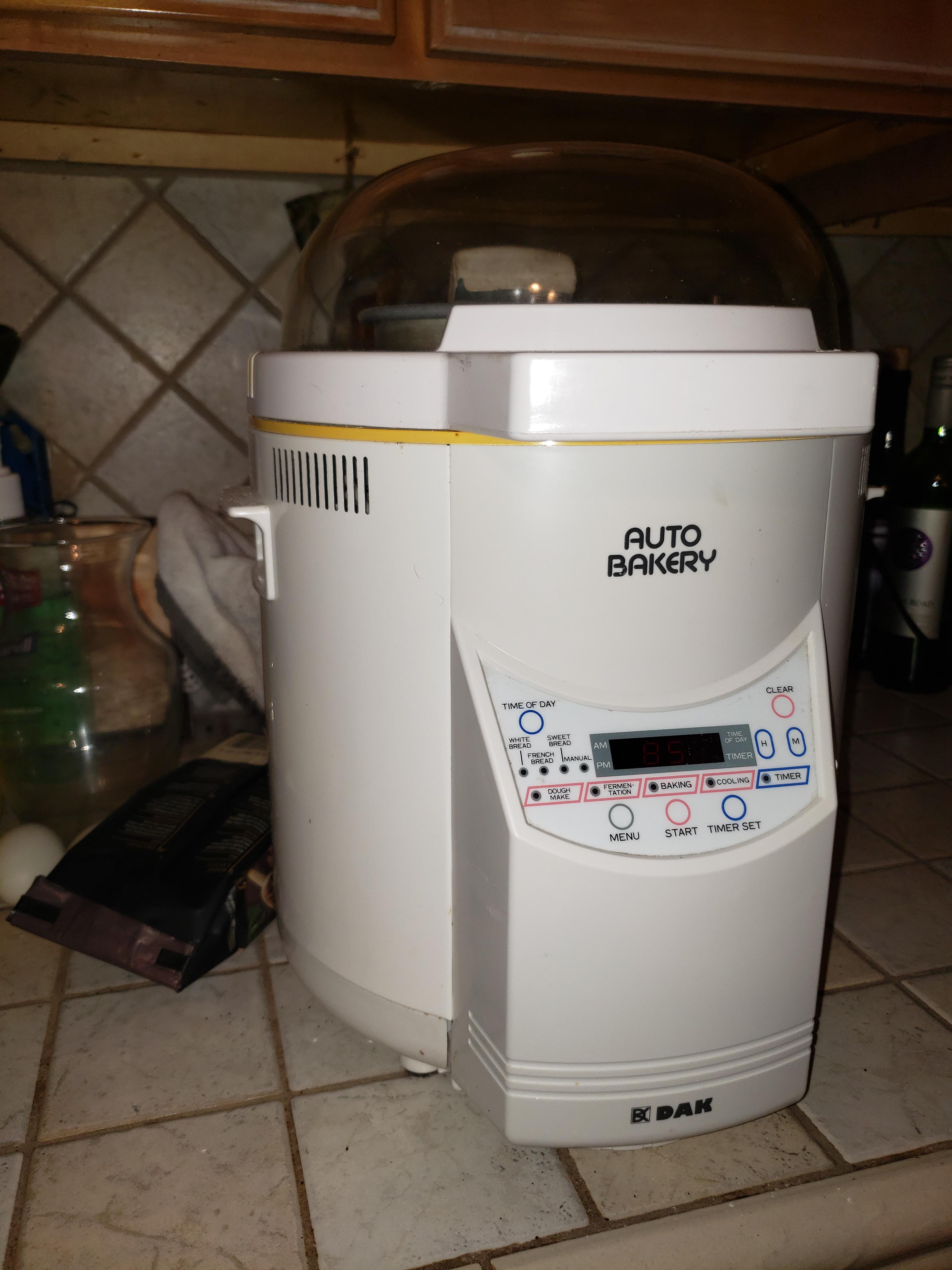 So I just got this Dak Auto Bakery from my grandmother and do not have