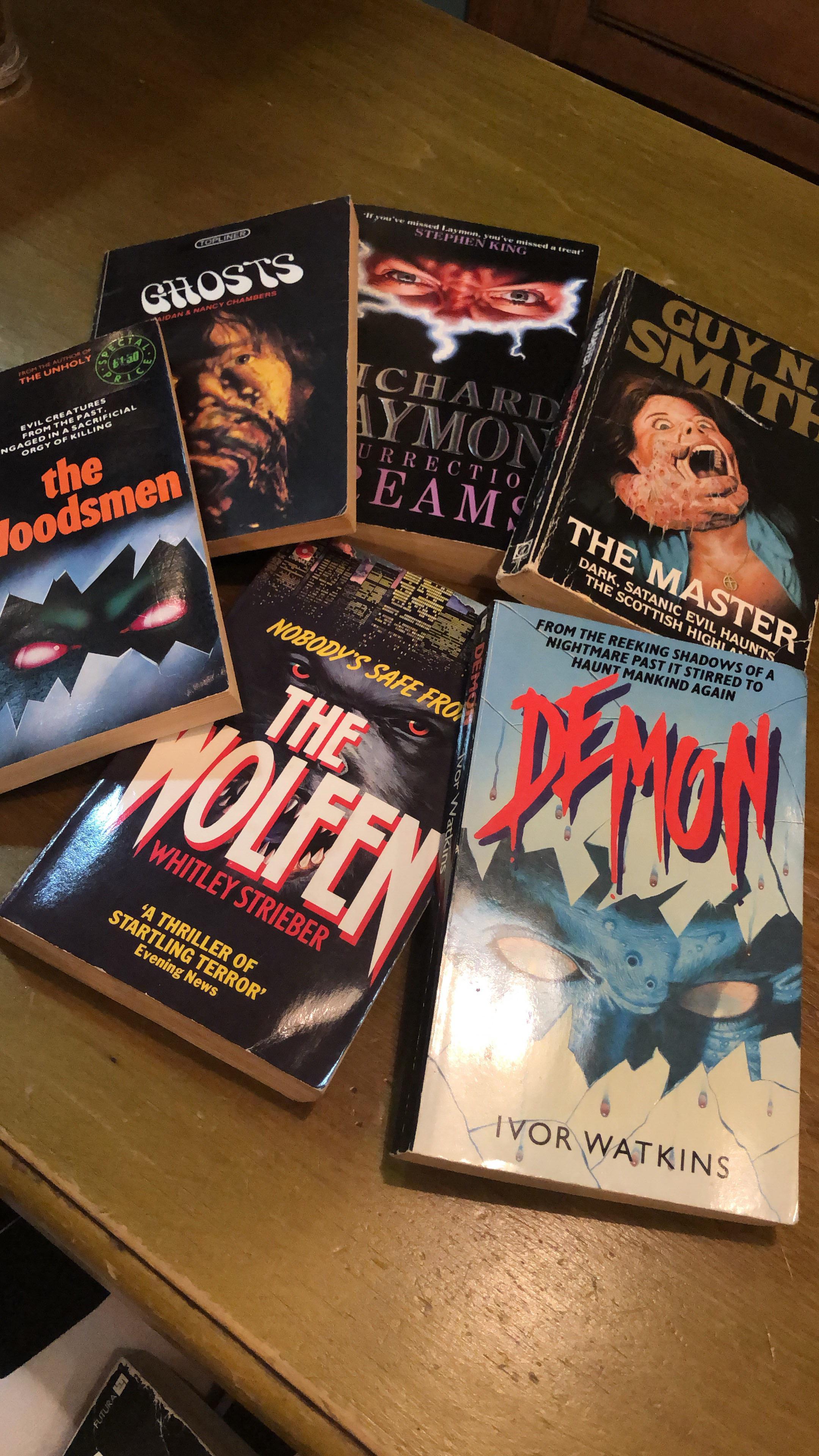 New to read pile picked up at my favourite second hand book store.