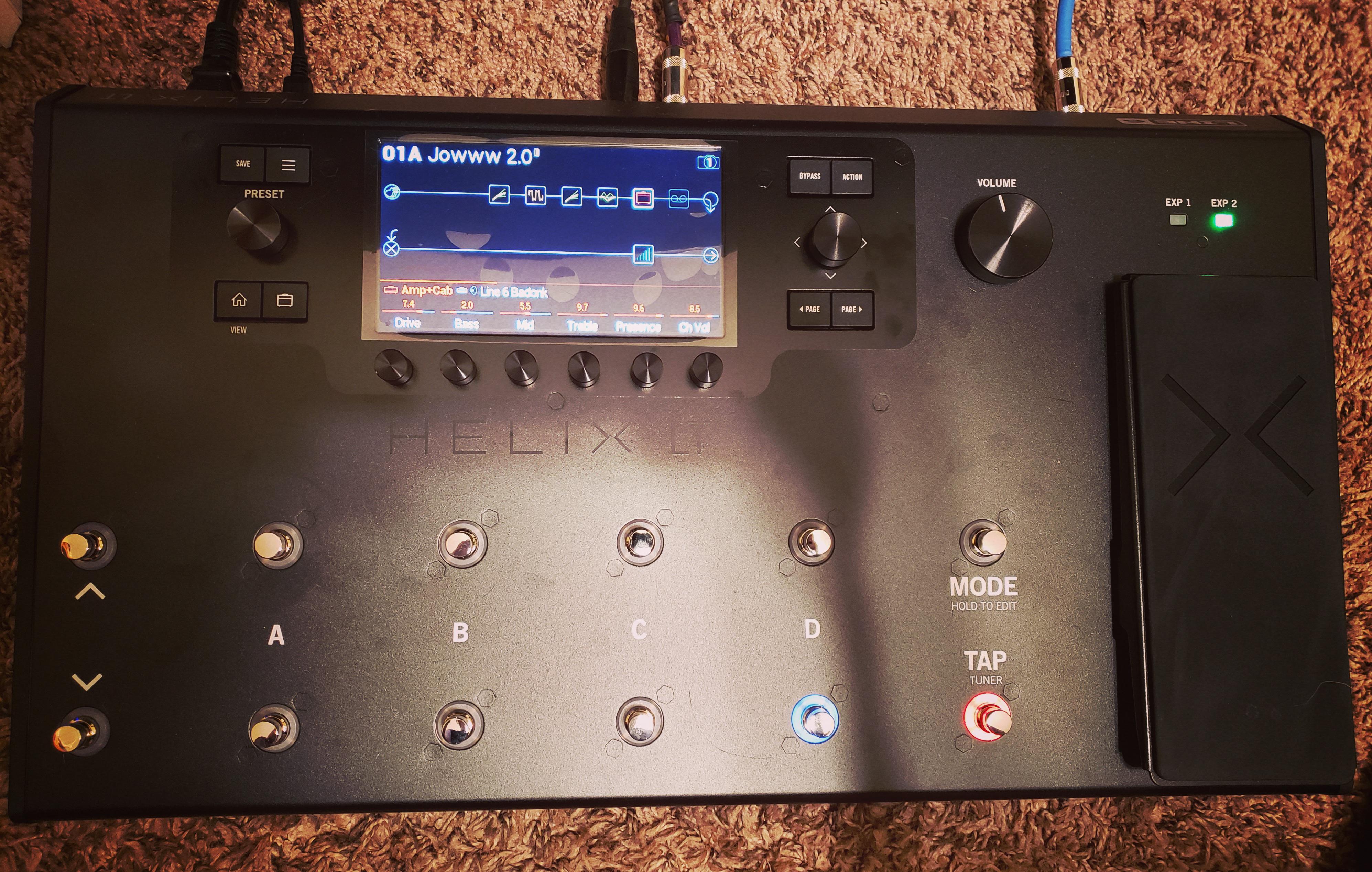 Got a Helix LT this weekend. Downloaded firmware 2.8. Absolutely loving