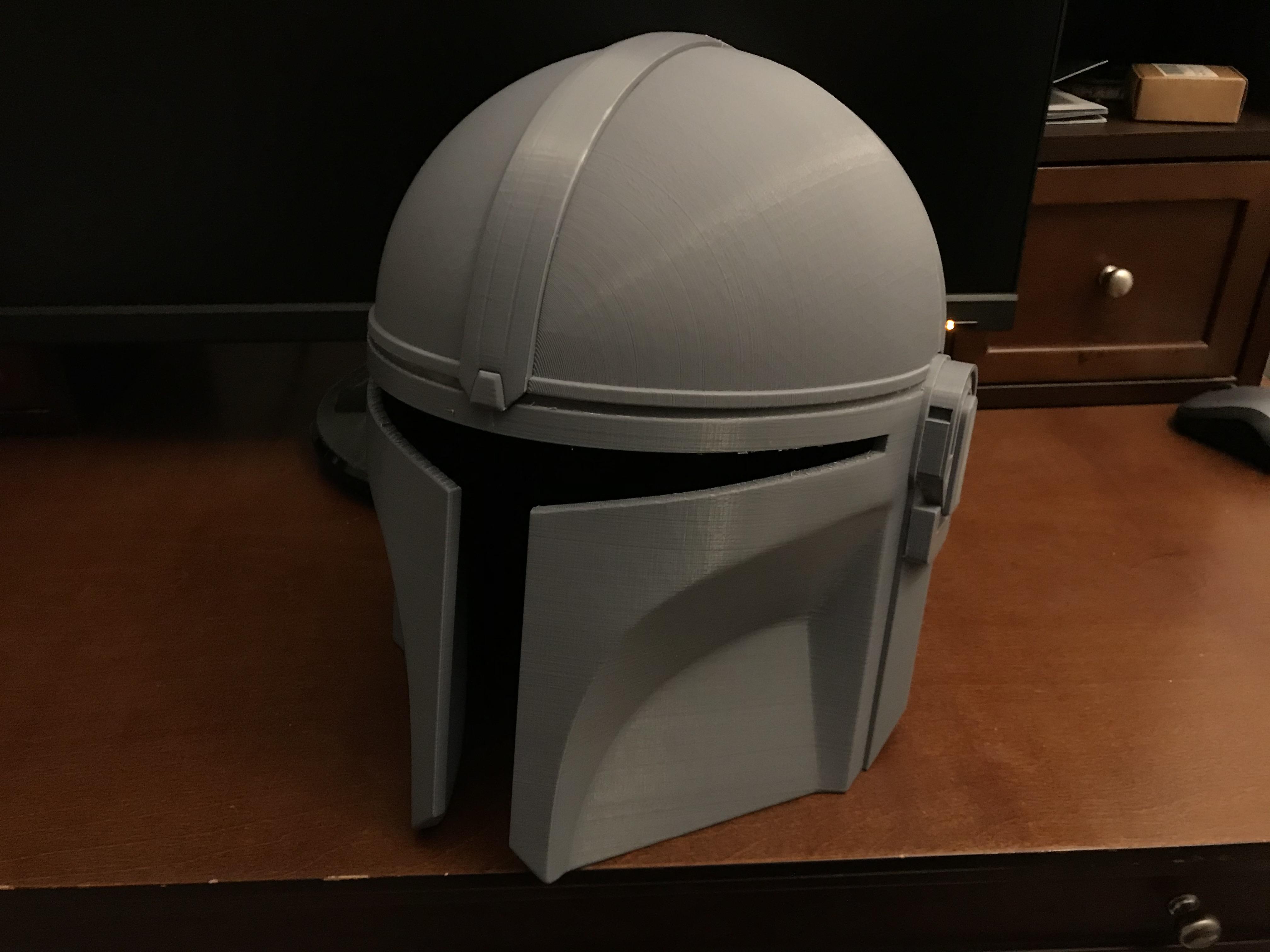 This is my Mando helmet. There are many like it, but this one is mine