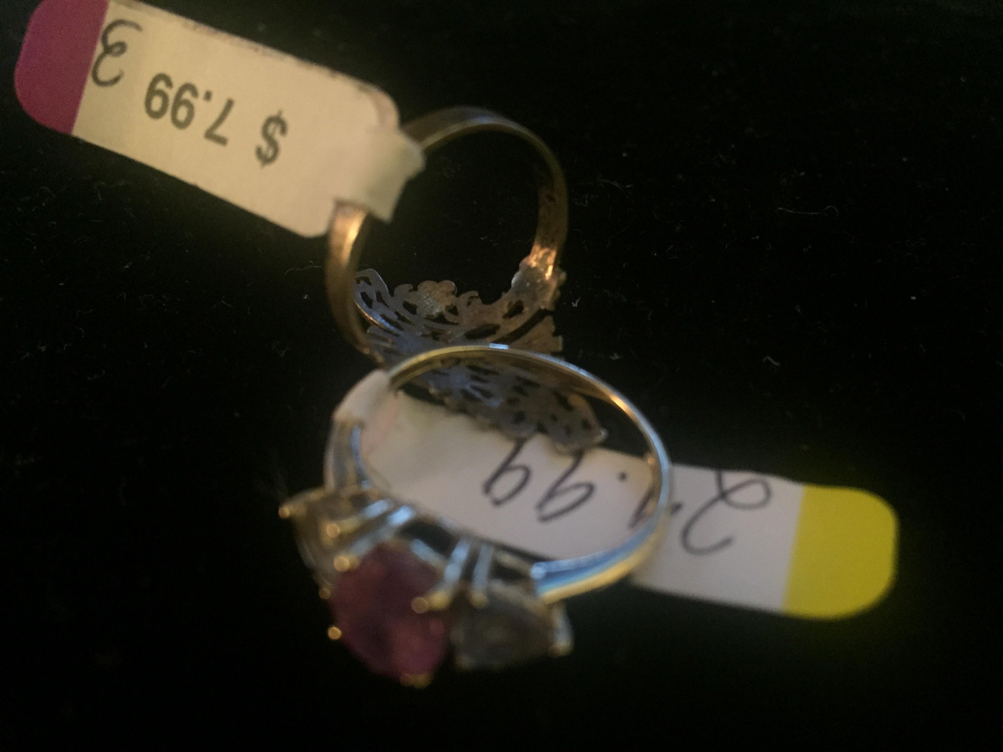 What kind of bizzaro thrift store is this that sells a 14k ring for 7.