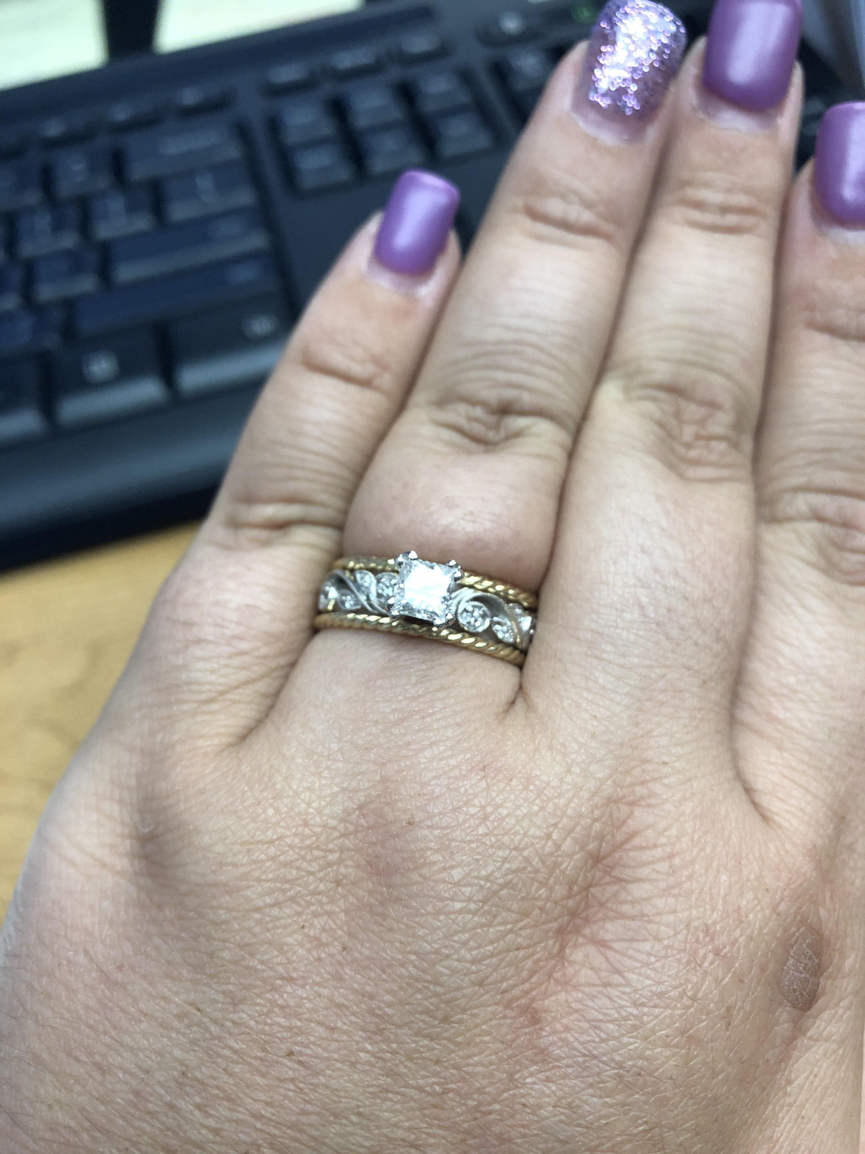 Just got engaged last week in Central Park!Self conscious of my chubby