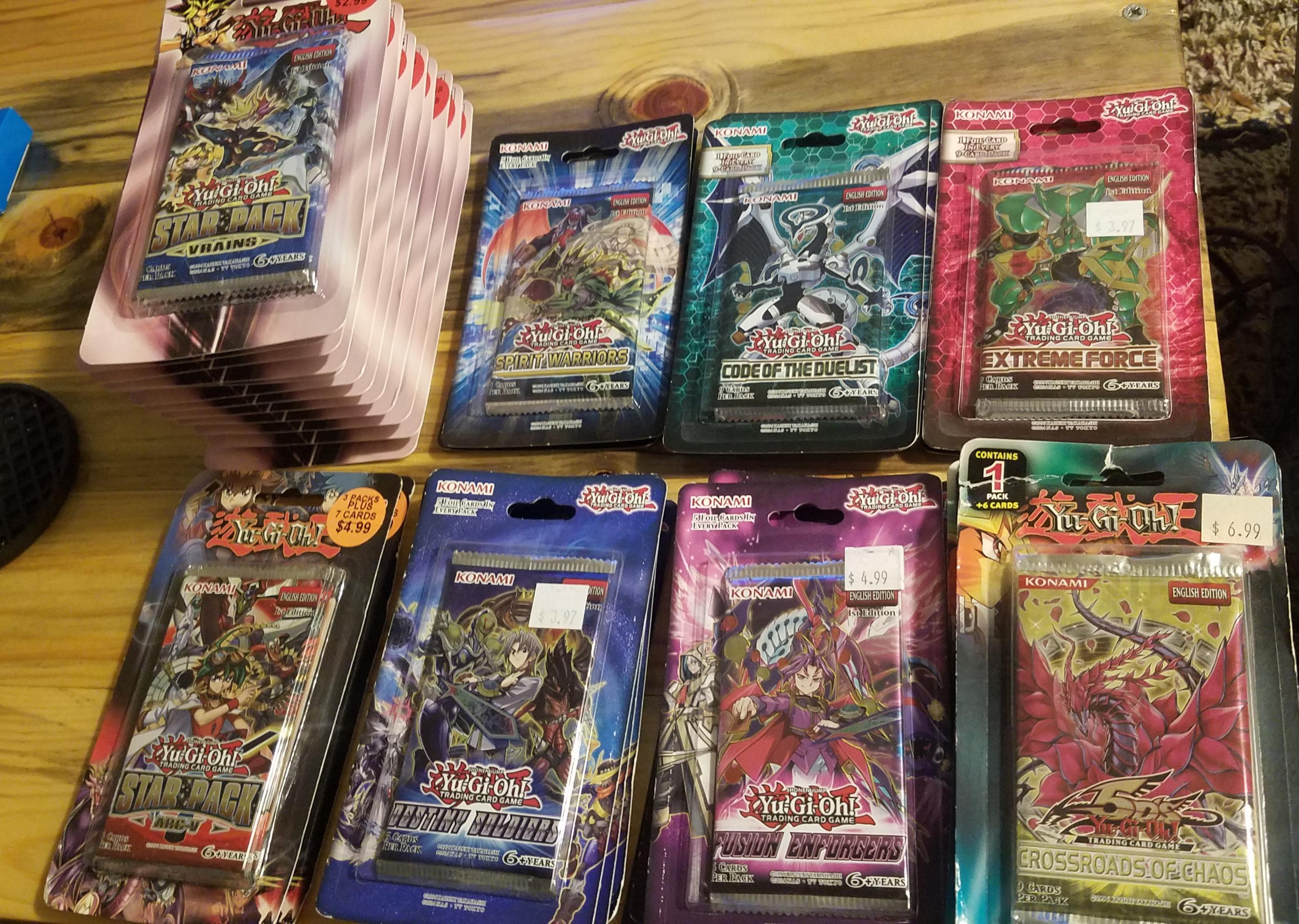 Update post bought two orders of "30 assorted booster packs" for 20