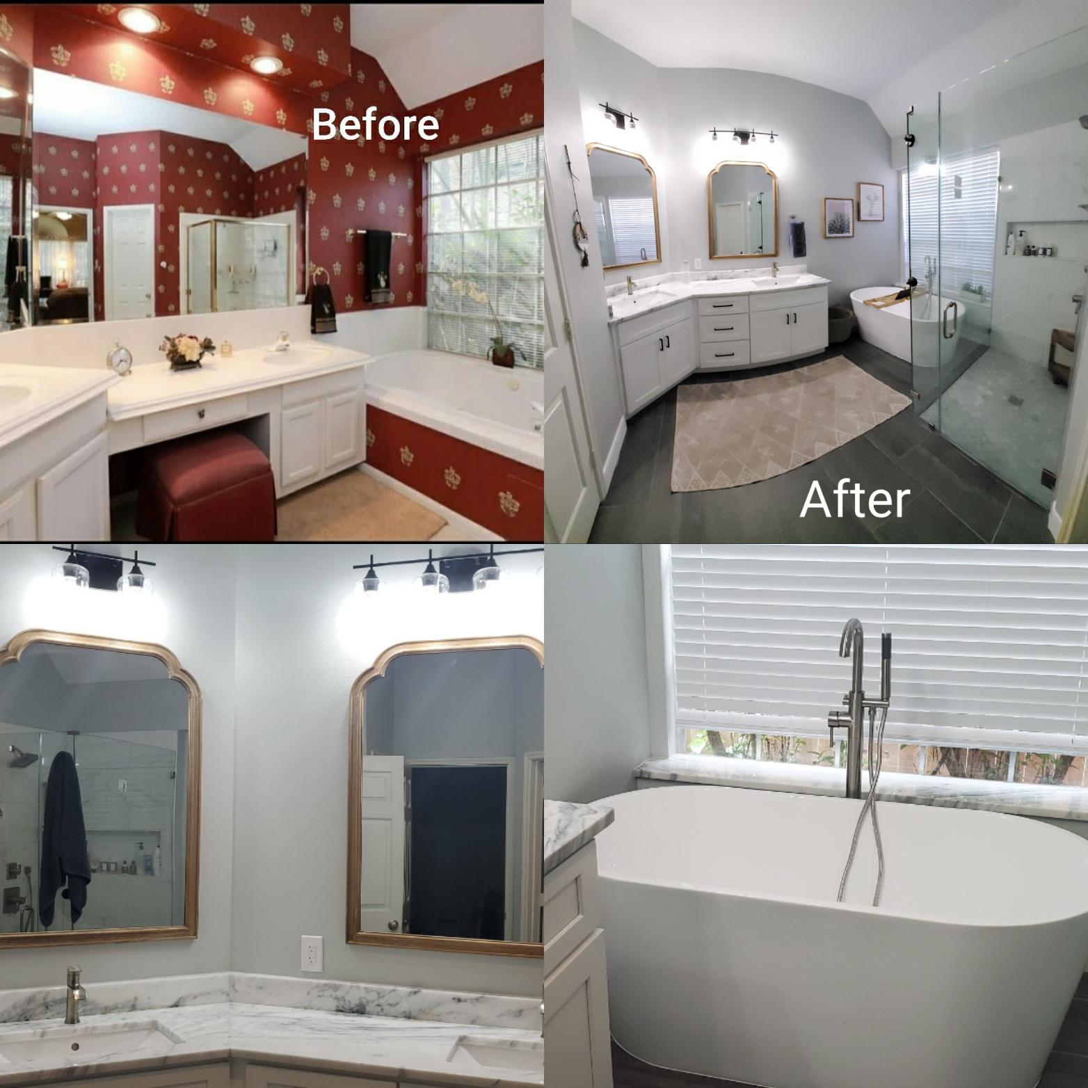 90s Master Bathroom had a major facelift! r/Renovations