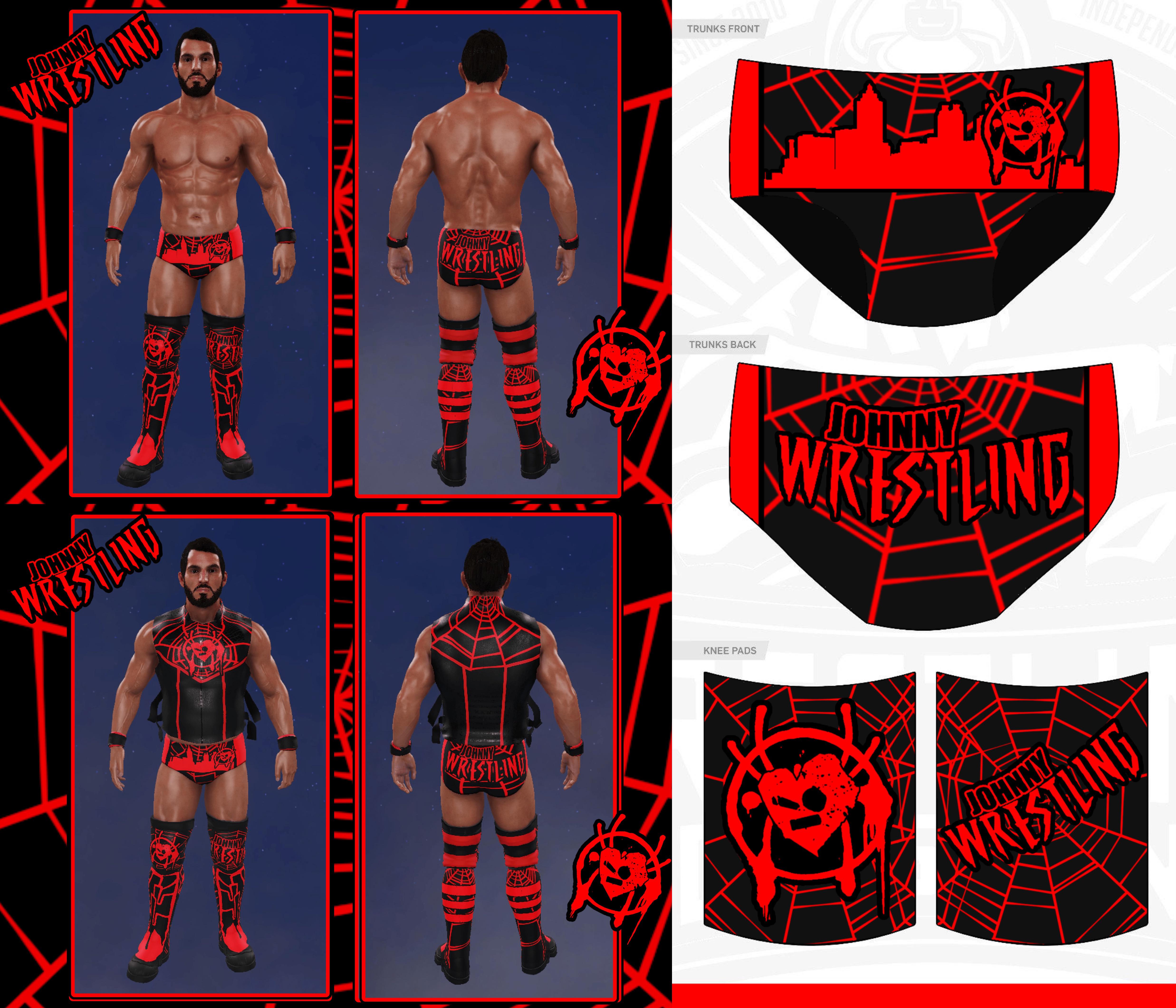 I designed some custom ring gear for Johnny Gargano, we’re going Into