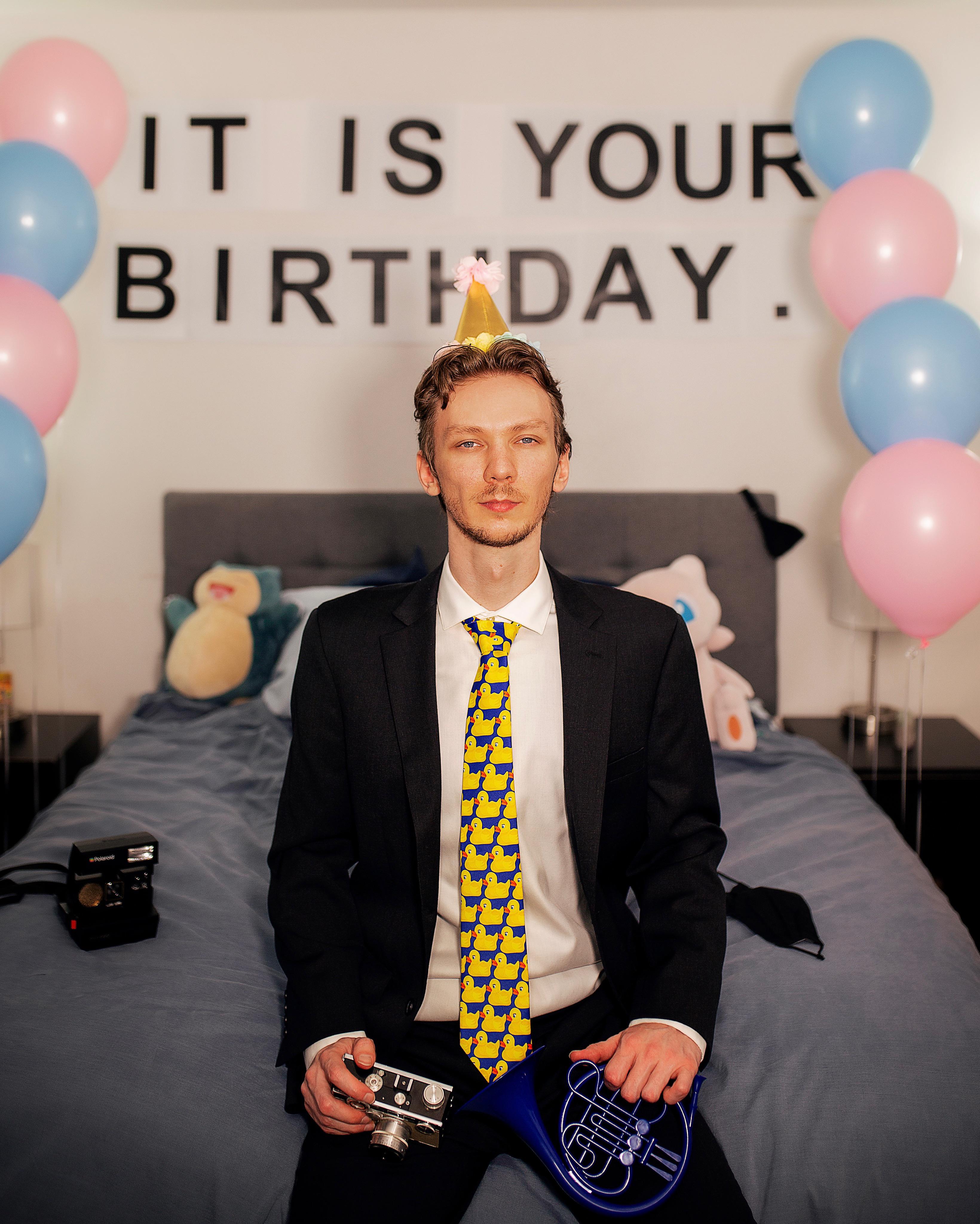 I did a photoshoot for my birthday post on Instagram including my