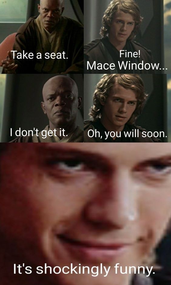 Mace getting thrown out windu r/PrequelMemes