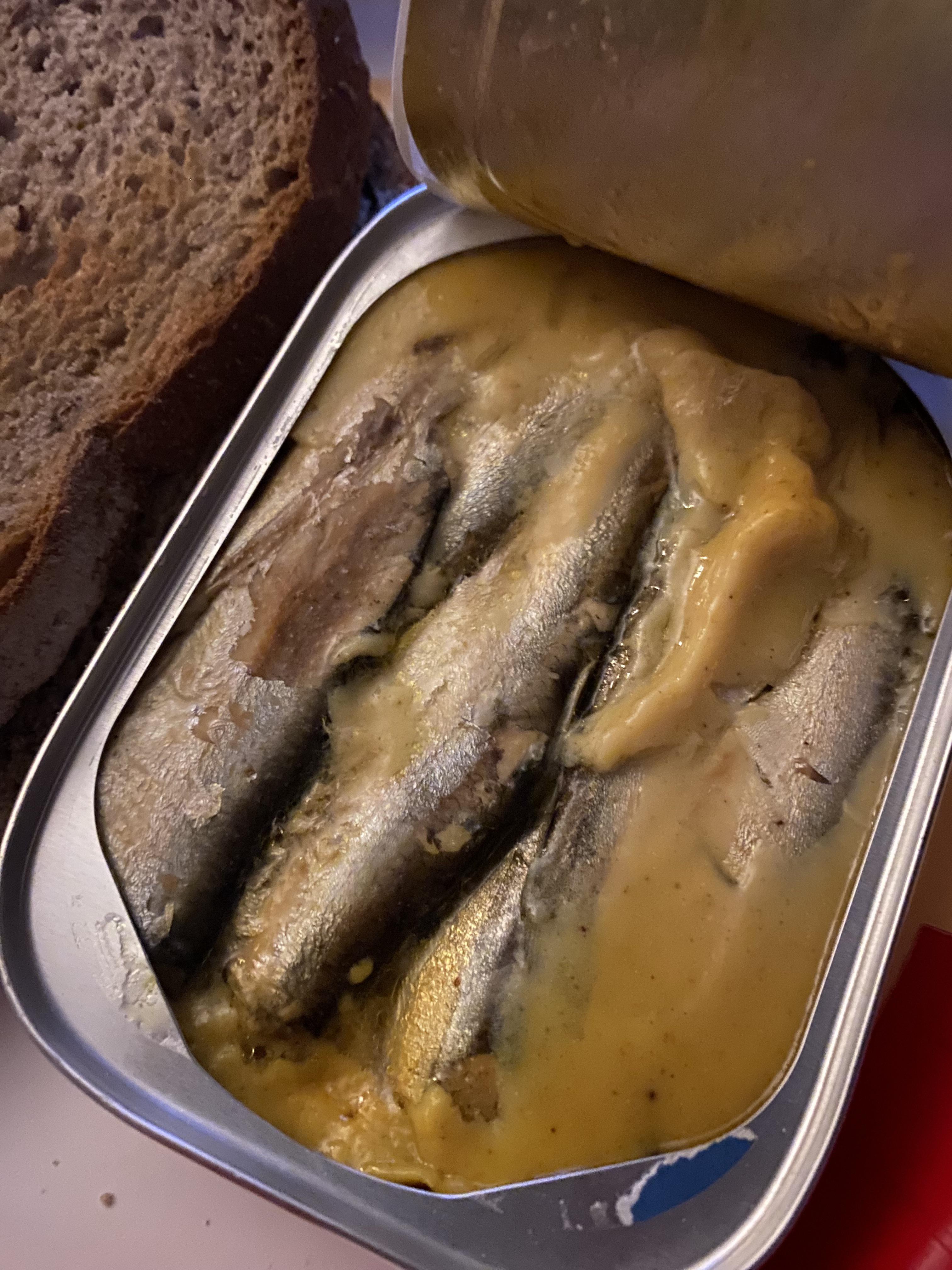 Canned Sardines In Mustard Sauce
