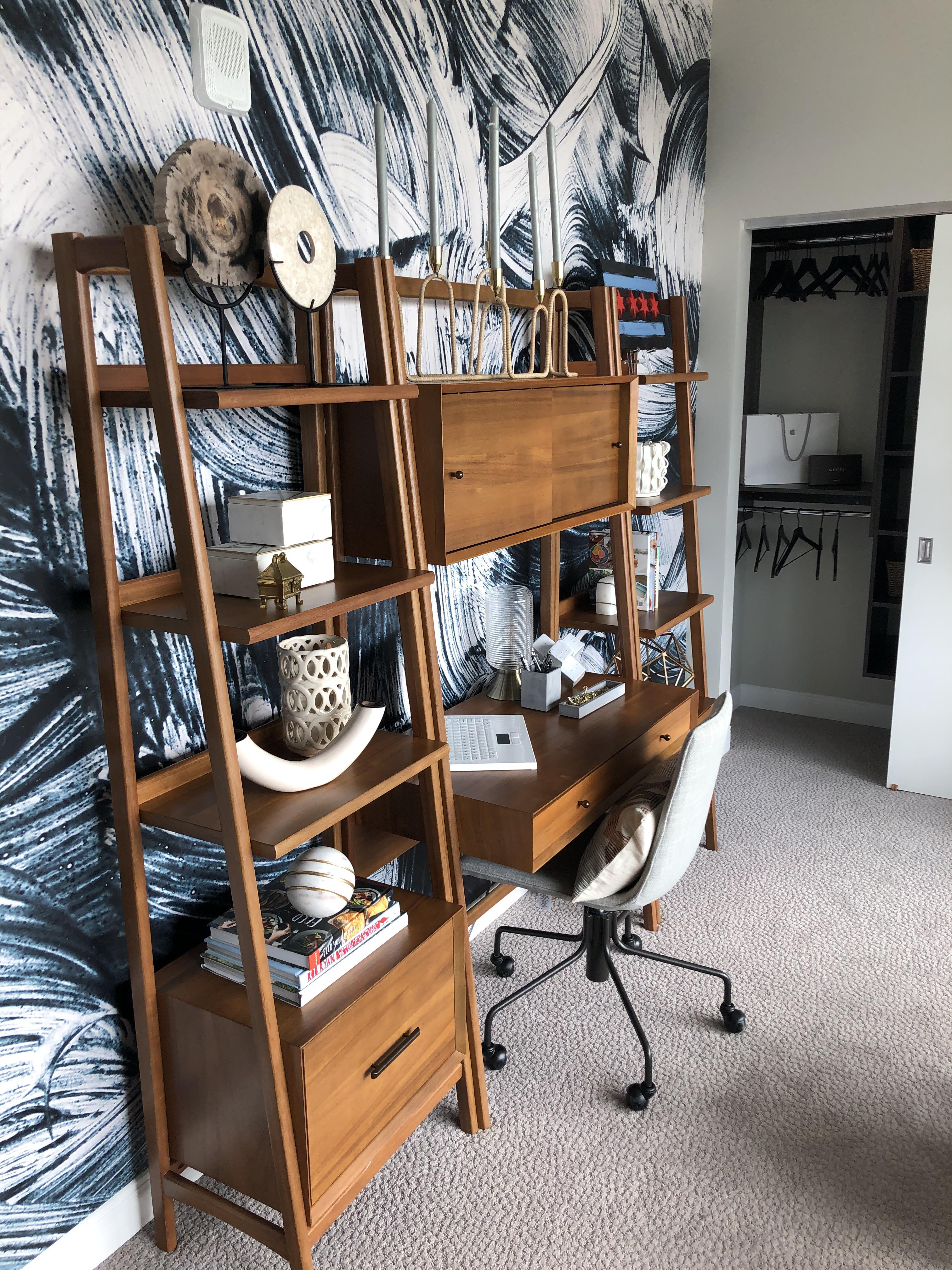 Second bedroom converted into an inhome office. r/CozyPlaces