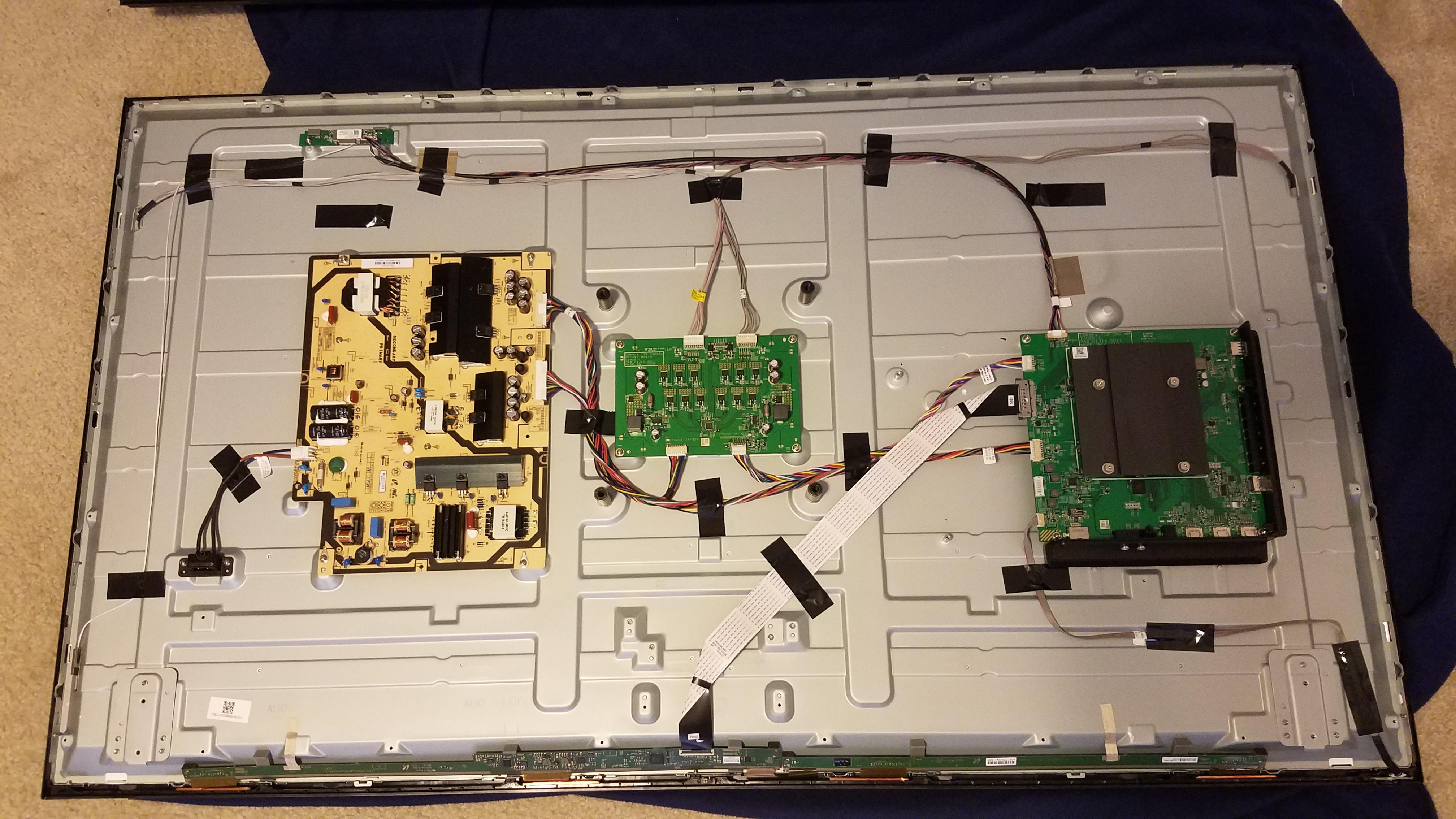 Vizio TV E55-E2 model. Where is my TCON board? : r/fixit
