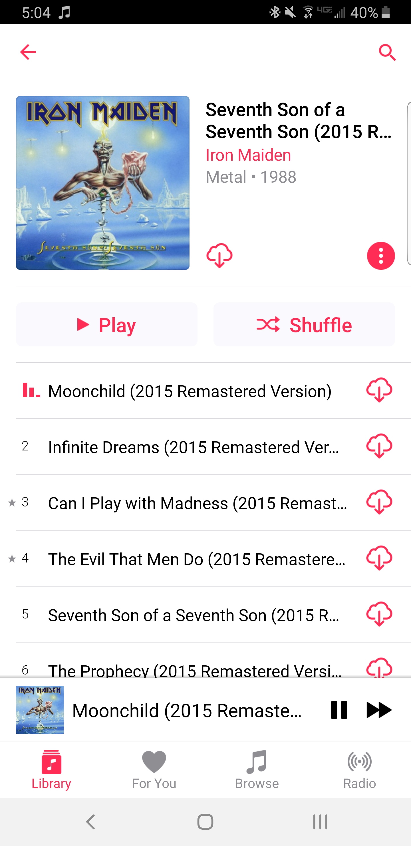 Finally took advantage of Verizon's free Apple Music offer. Had to