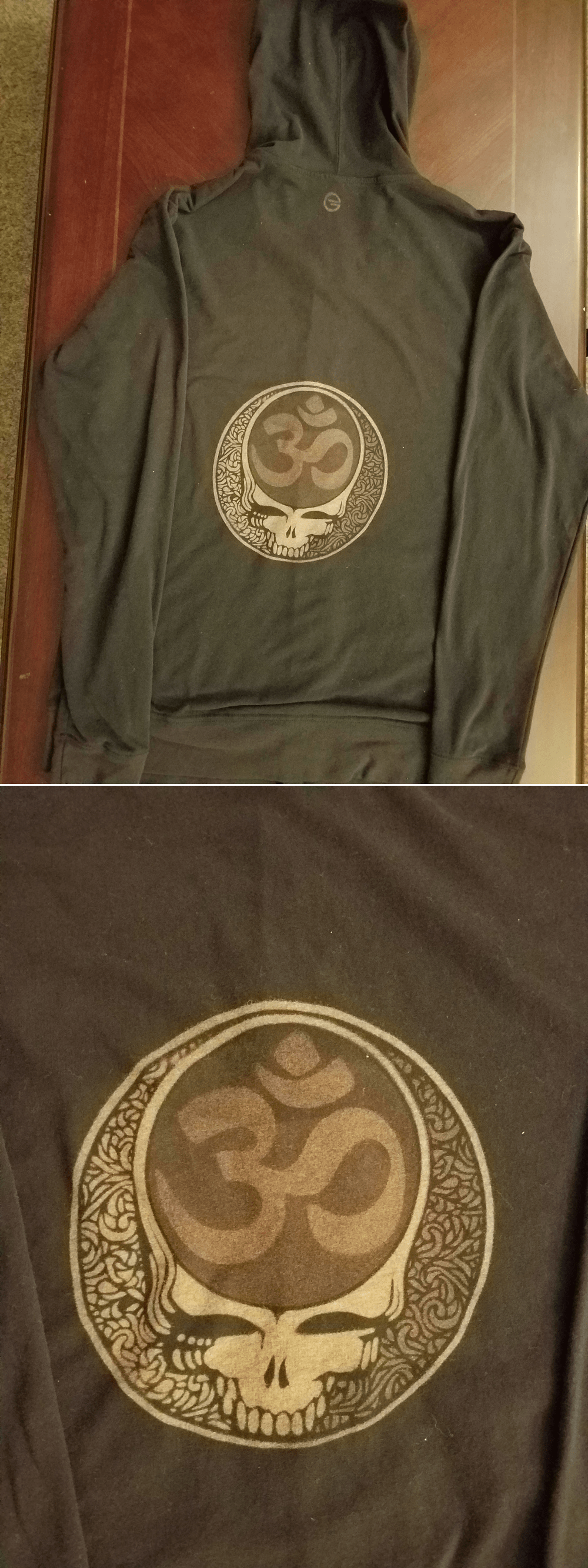 [FP] Om "Steal Your Face" hoodie I made r/bleachshirts