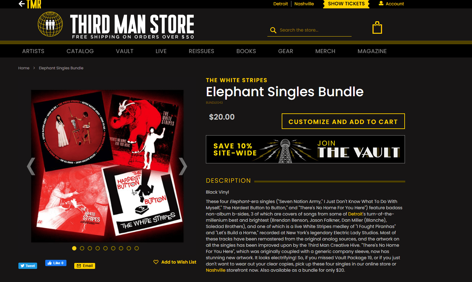 The White Stripes Elephant Era Singles r/jackwhite