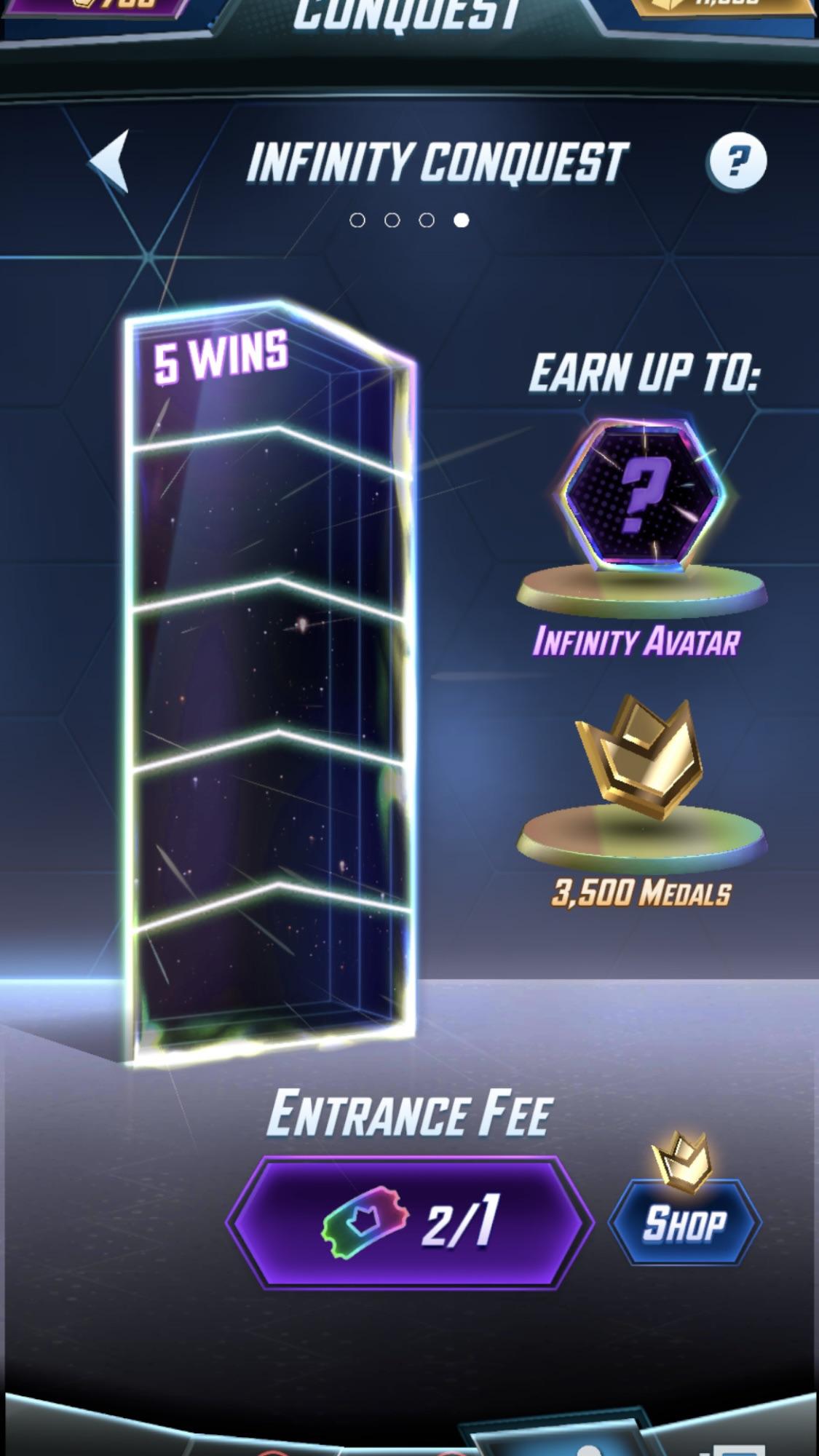 If you have already got an infinity border for an avatar, what happens