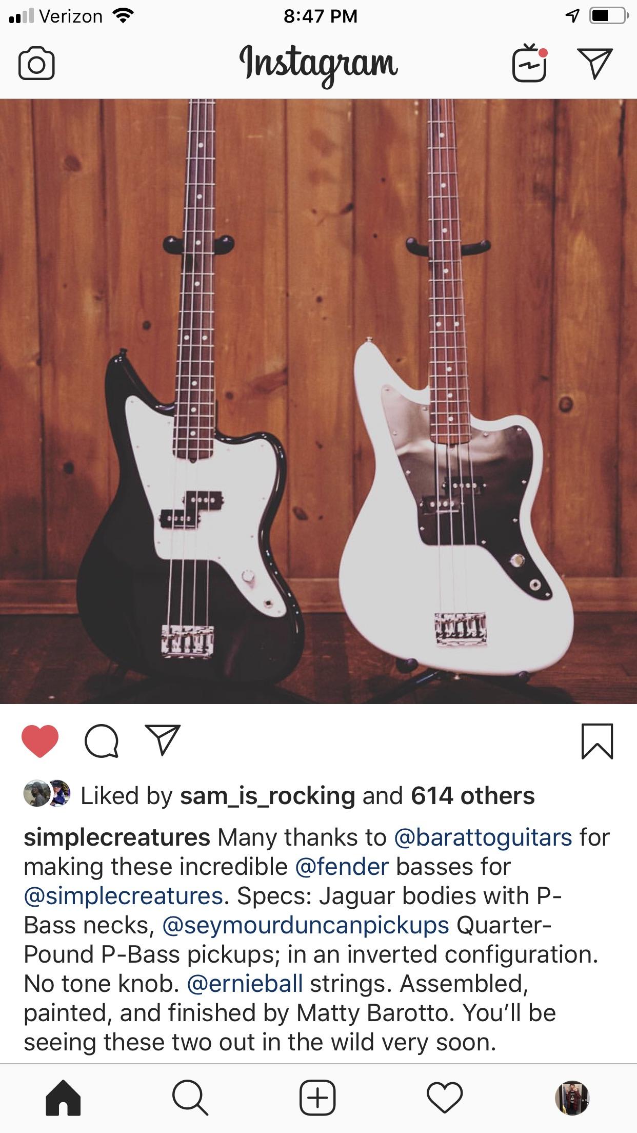 Looks like we may be getting the signature basses r/Blink182