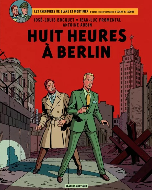 The official cover of the new Black & Mortimer album, coming out this